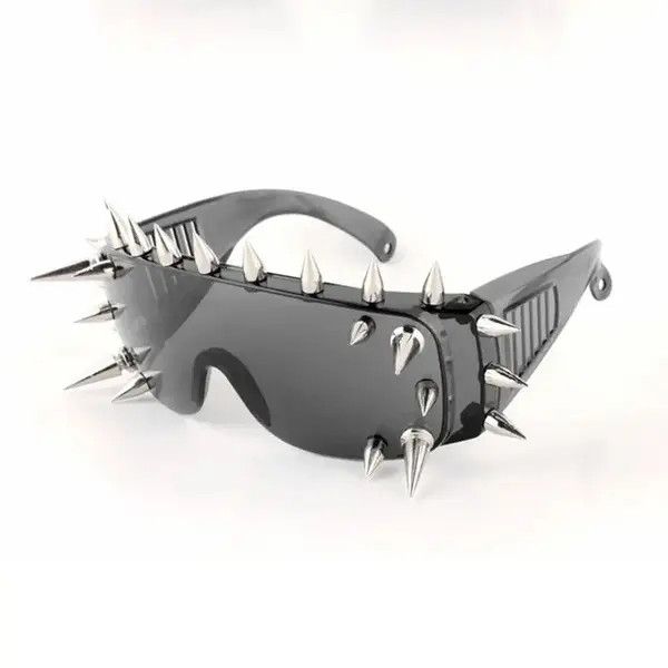 VIBE Fashion Glasses Gothic Punk Rock Metal Futuristic Size ONE SIZE - 7 Thumbnail