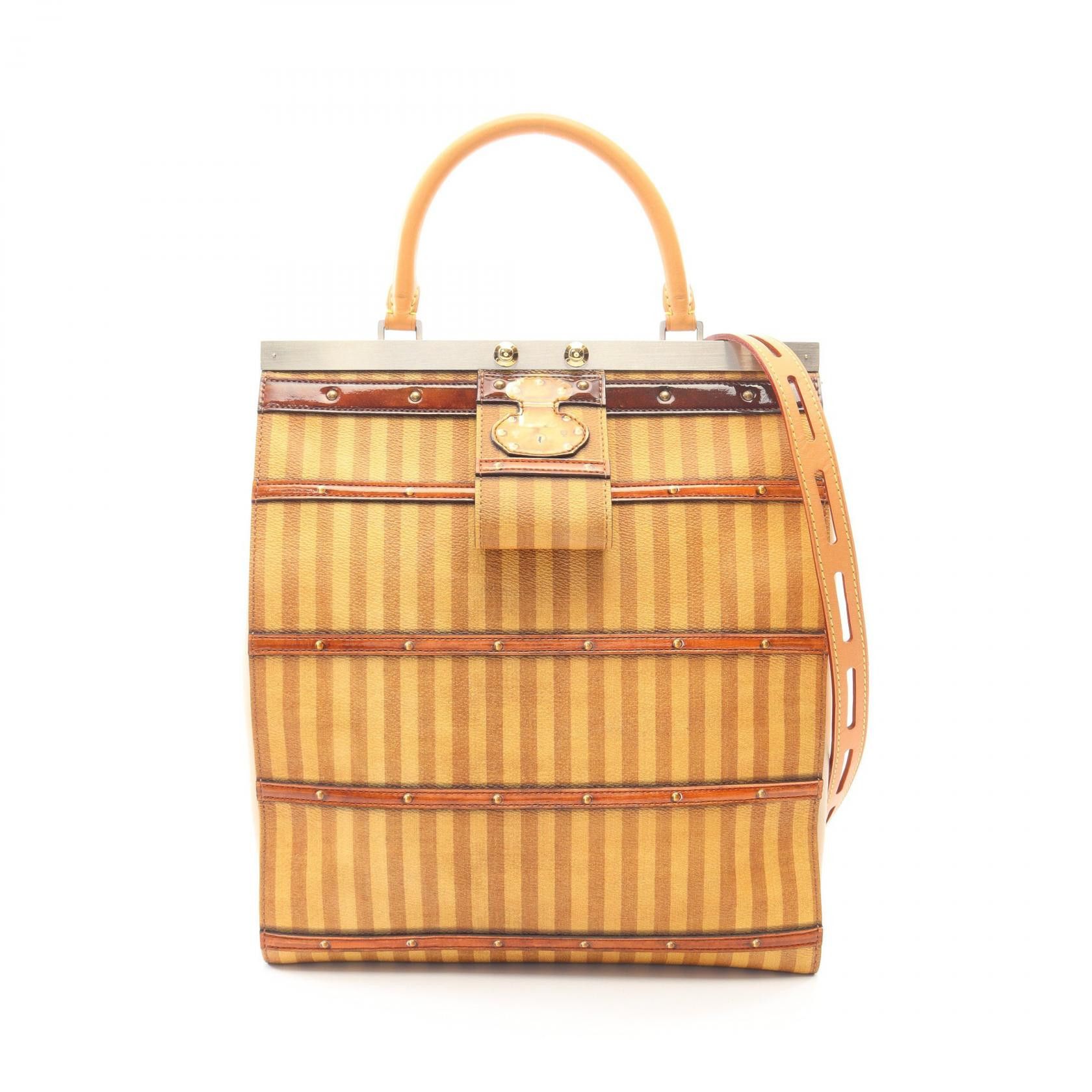 Louis Vuitton Louis Vuitton Louis Vuitton Crown Frame GM Transformed Coated Canvas Tote Bag Textile Tote Bag M52744 DUTY FREE for USA Size ONE SIZE - 1 Thumbnail
