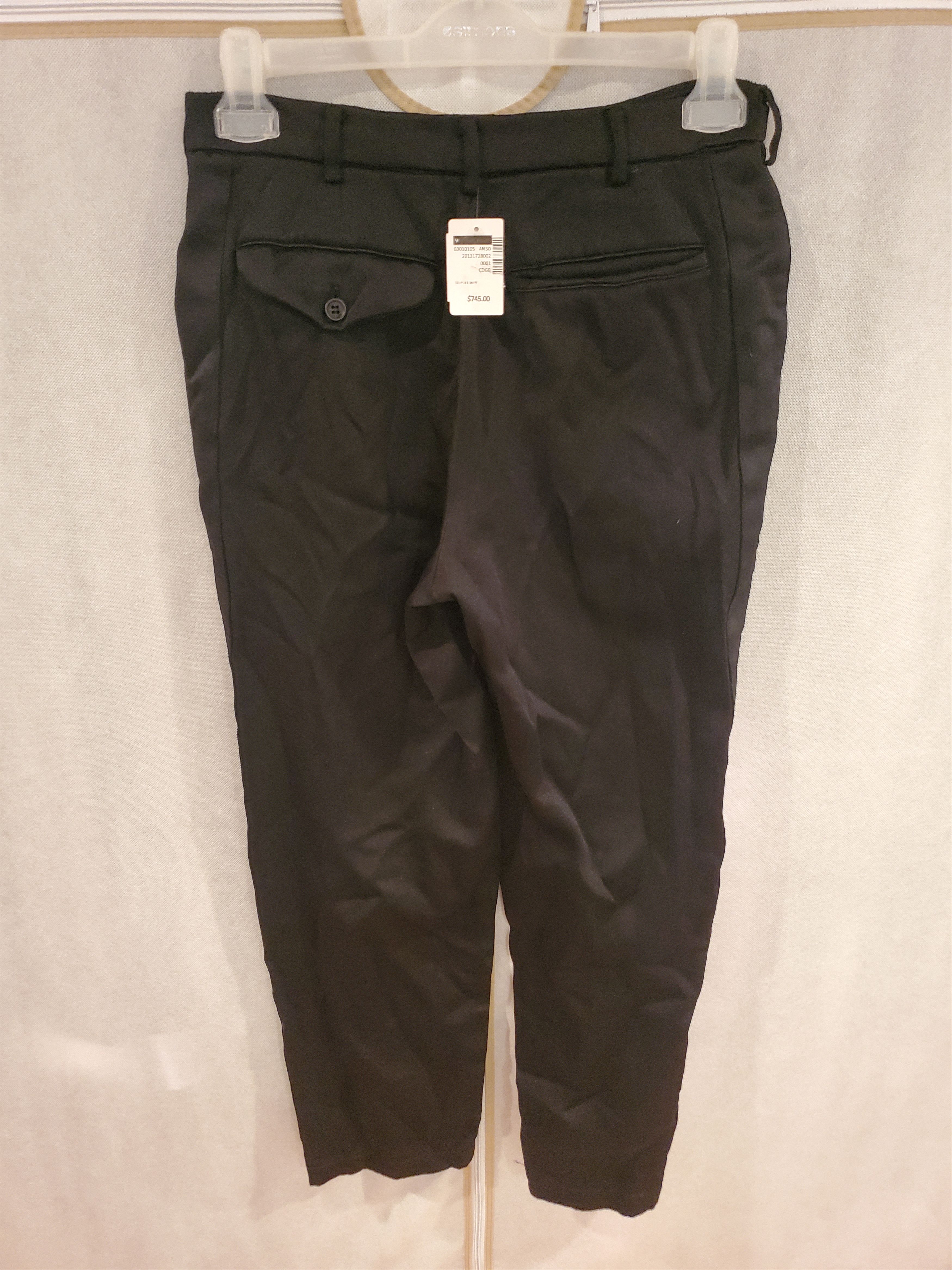 Comme des Garcons Black Side Stripe Cropped Pants Size US 30 / EU 46 - 5 Thumbnail