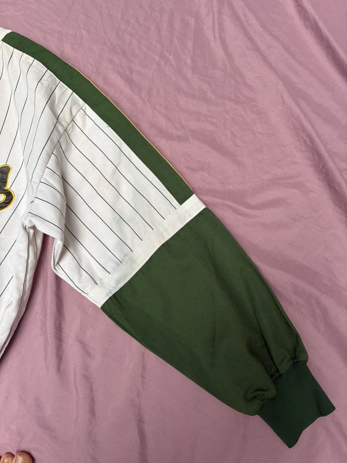 Starter VINTAGE 90s OAKLAND ATHLETICS popover MLB BASEBALL JERZEY Size US L / EU 52-54 / 3 - 5 Thumbnail