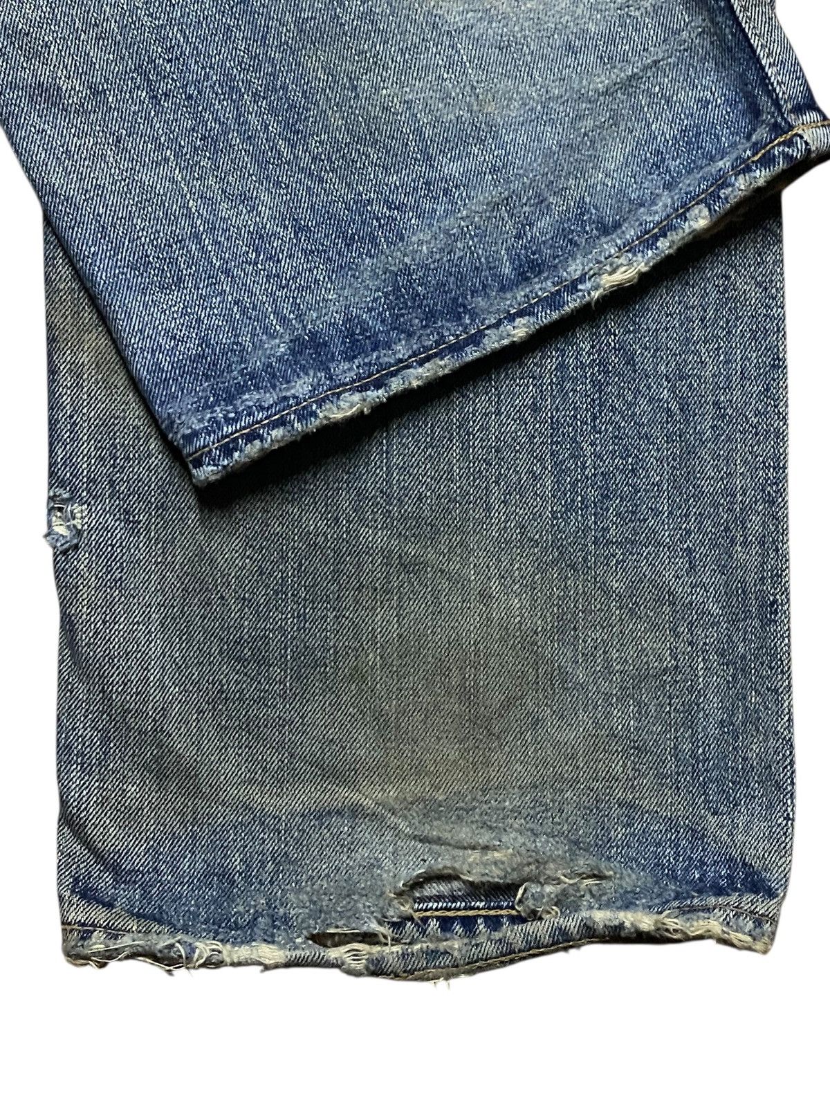 Junya Watanabe Vintage Blue Corn Japan Selvedge Heavy Faded Distressed Jean Size US 32 / EU 48 - 17 Thumbnail