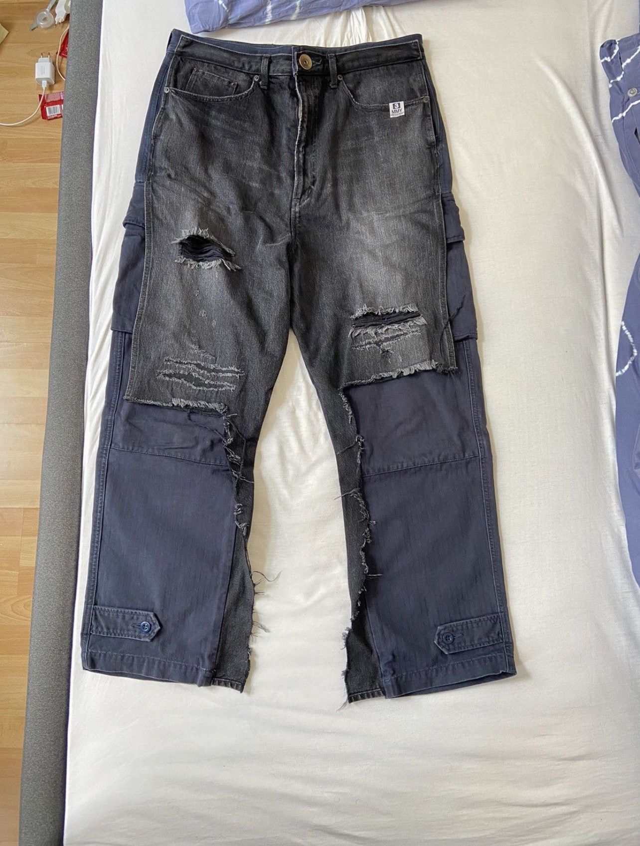 Maison MIHARA YASUHIRO Maison Mihara Double layer cargo pants Size US 34 / EU 50 - 1 Thumbnail