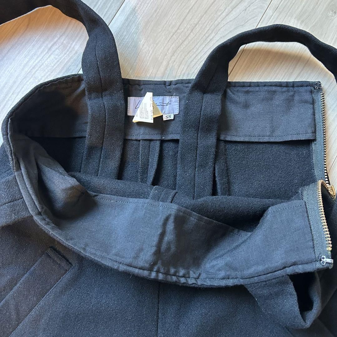 Yohji Yamamoto Yohji Yamamoto Femme 90s Black Wool Overalls Size US 29 - 7 Thumbnail