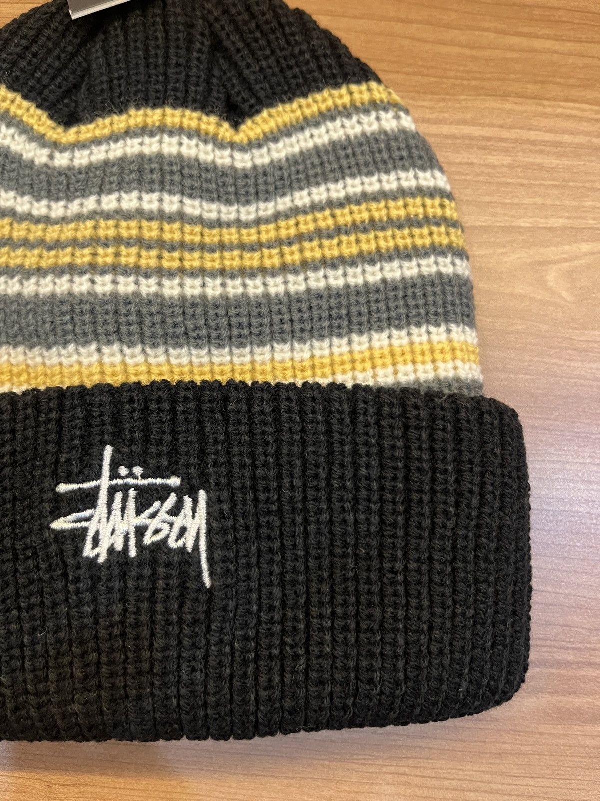 Stussy Stussy striped cuff beanie hat Size ONE SIZE - 2 Thumbnail