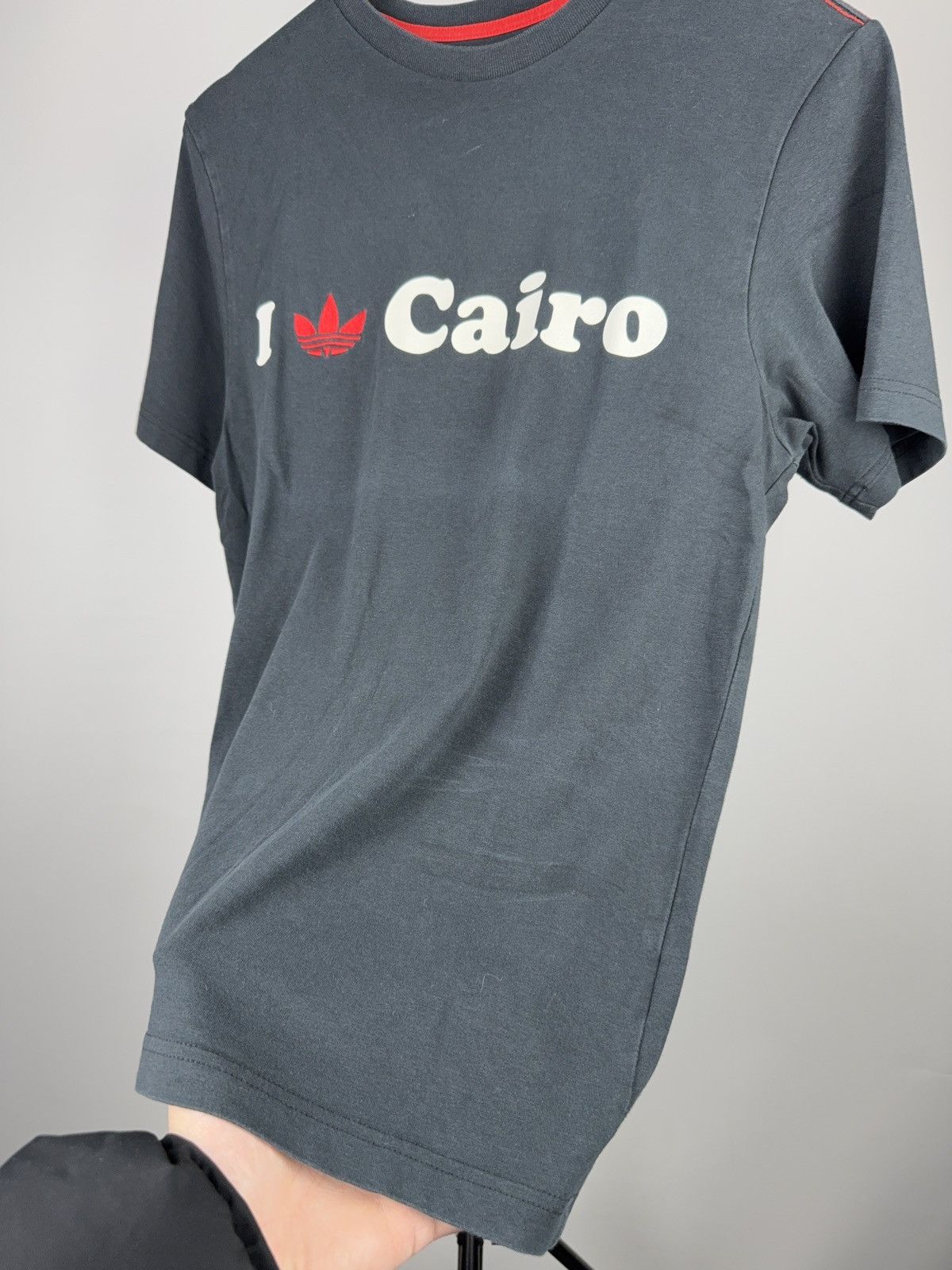 Adidas 00s Adidas Originals I Love Cairo Graphic T-Shirt Grey Size US S / EU 44-46 / 1 - 8 Thumbnail