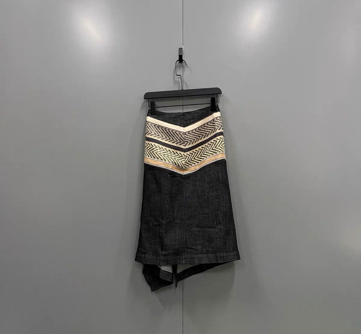 DOROTHEE SCHUMACHER Dorothee Schumacher Twill Printed Denim Midi Skirt J41 Size 24" / US 00 / IT 34 - 2 Thumbnail