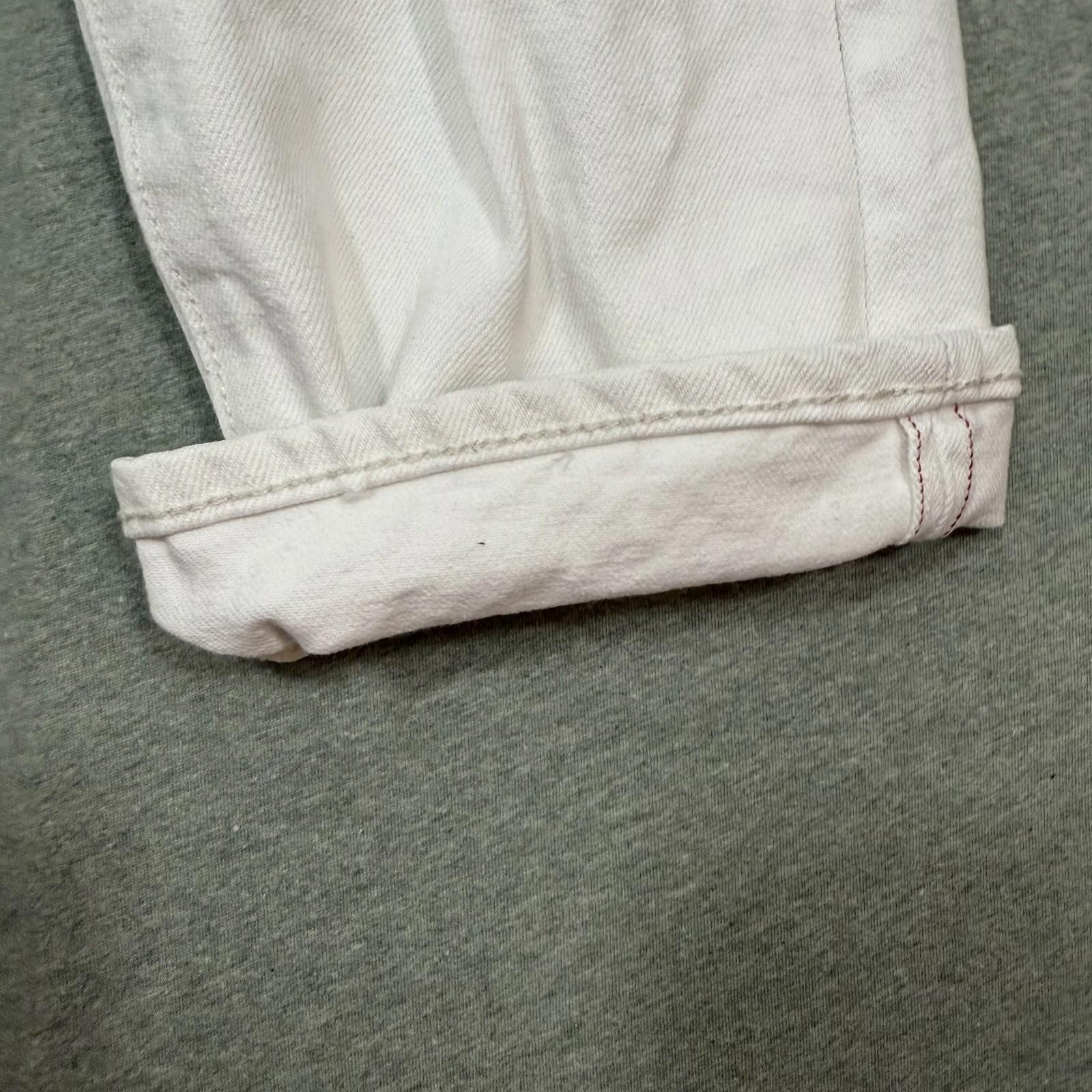 Todd Snyder Todd Snyder White Japanese Selvedge Jeans 32×30 Button Fly Size US 32 / EU 48 - 2 Thumbnail