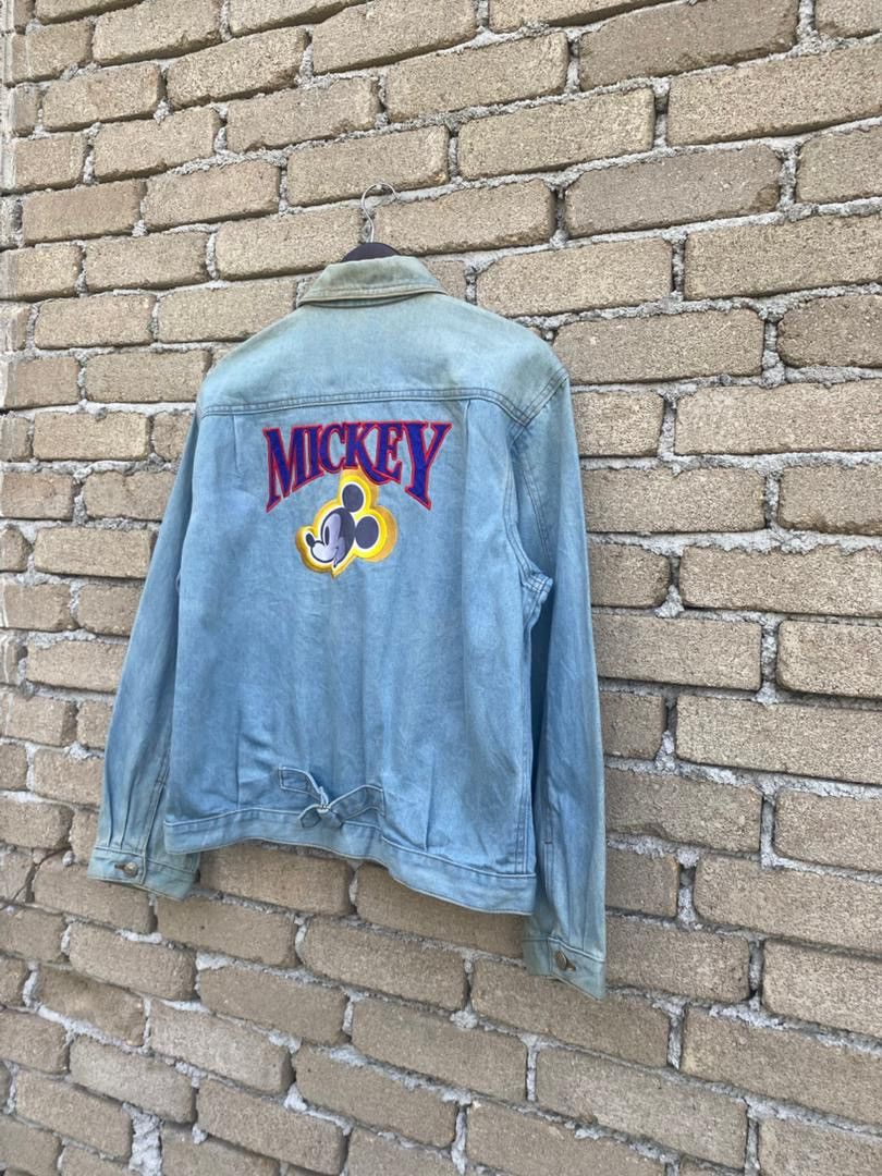 Disney Vintage Mickey Disney Denim Jacket Size US M / EU 48-50 / 2 - 10 Thumbnail
