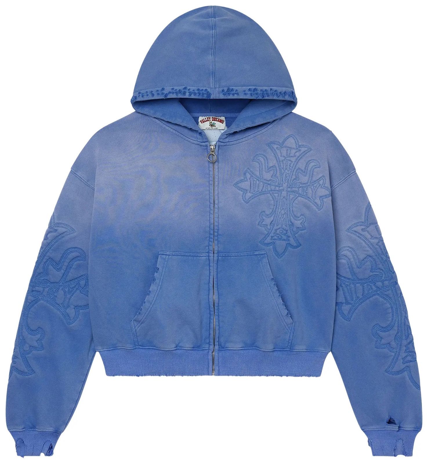 Vale Vale Forever 'Carver' Ice Blue Zip Up Hoodie Size US L / EU 52-54 / 3 - 1 Preview