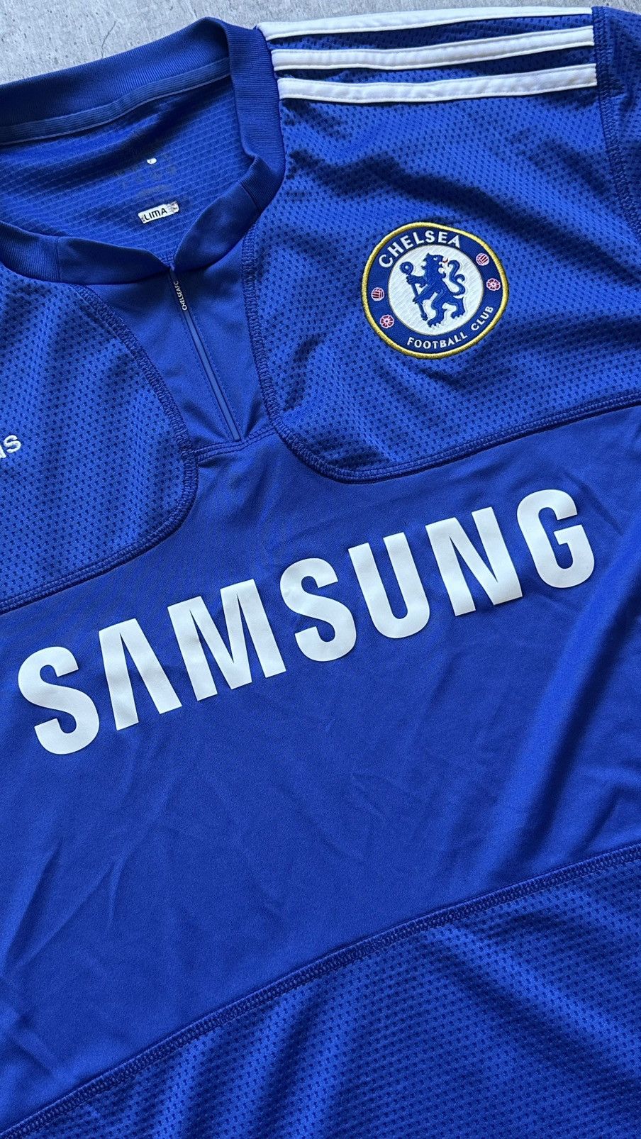 Adidas 2009/10 Adidas Chelsea FC Vintage Home Soccer Jersey Size US L / EU 52-54 / 3 - 9 Thumbnail