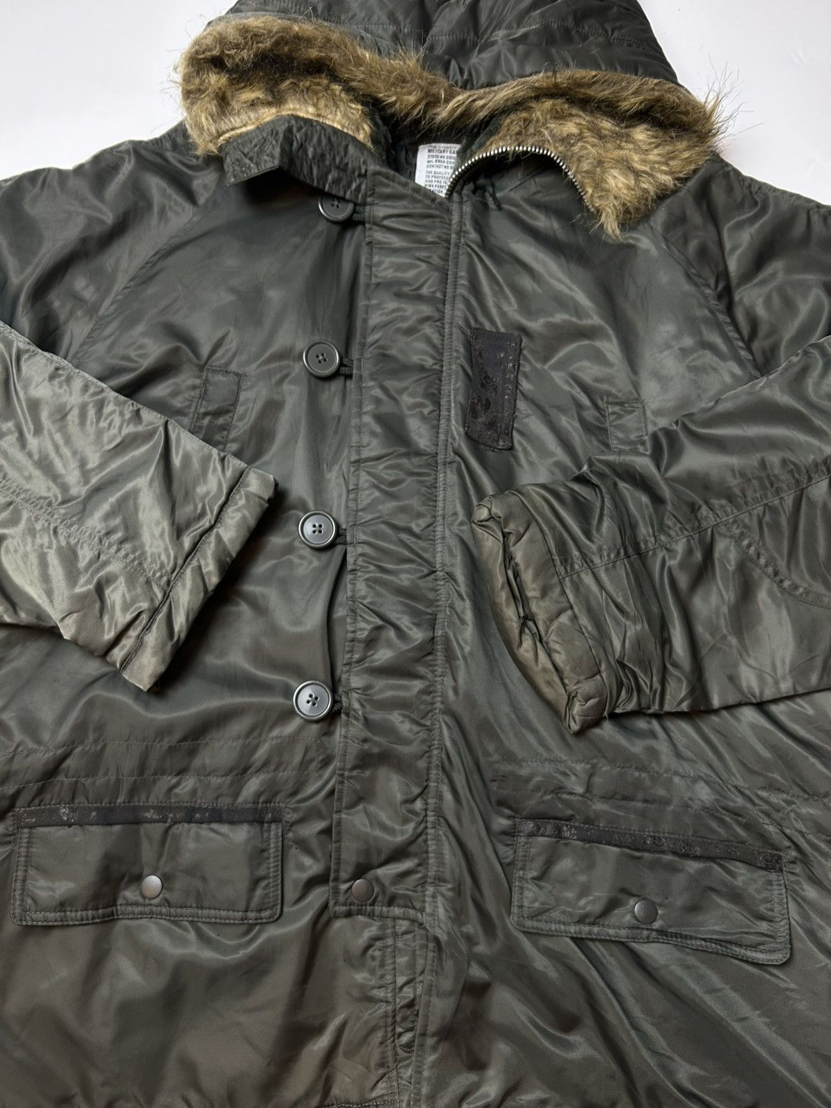 Other MILITARY GARMENTS FAUX FUR HOODIE JACKET Size US L / EU 52-54 / 3 - 2 Thumbnail