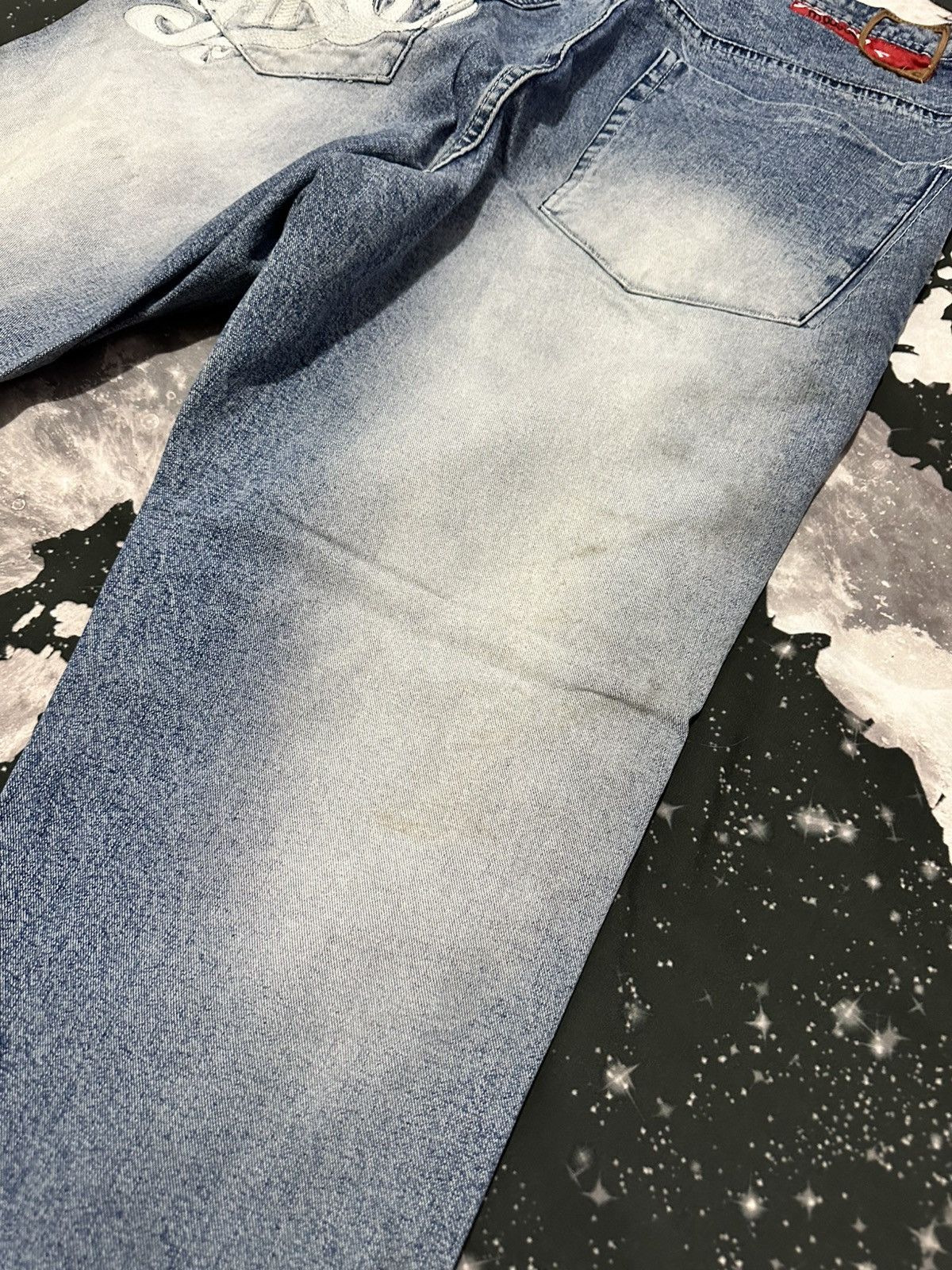 Akademiks Akademiks Embroidered Script Logo Jeans Size US 34 / EU 50 - 6 Thumbnail