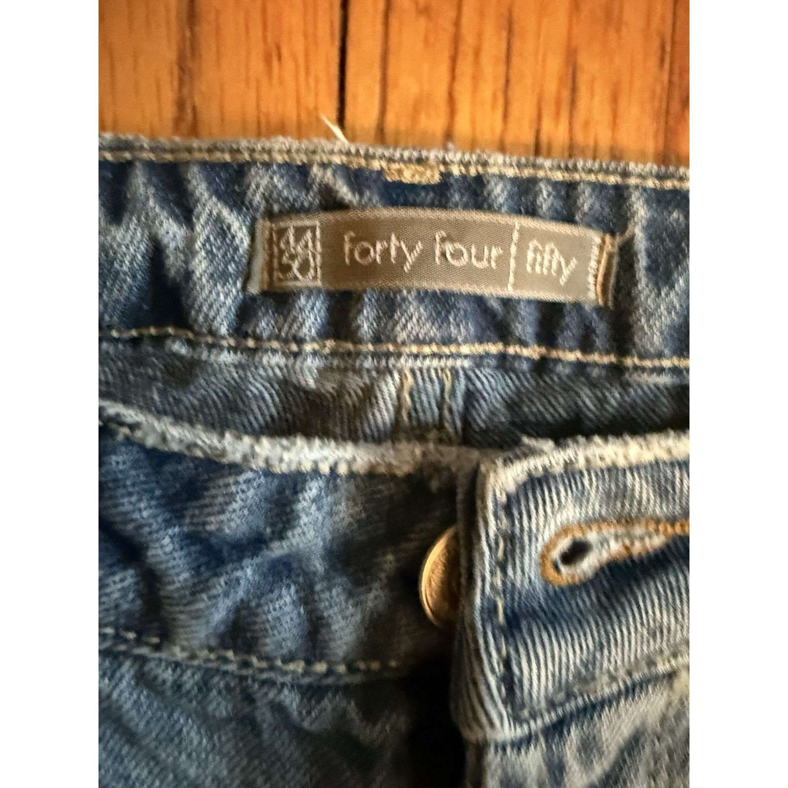 Other Boutique Distressed High Rise Women's Straight Jeans Small Size 29" - 4 Thumbnail