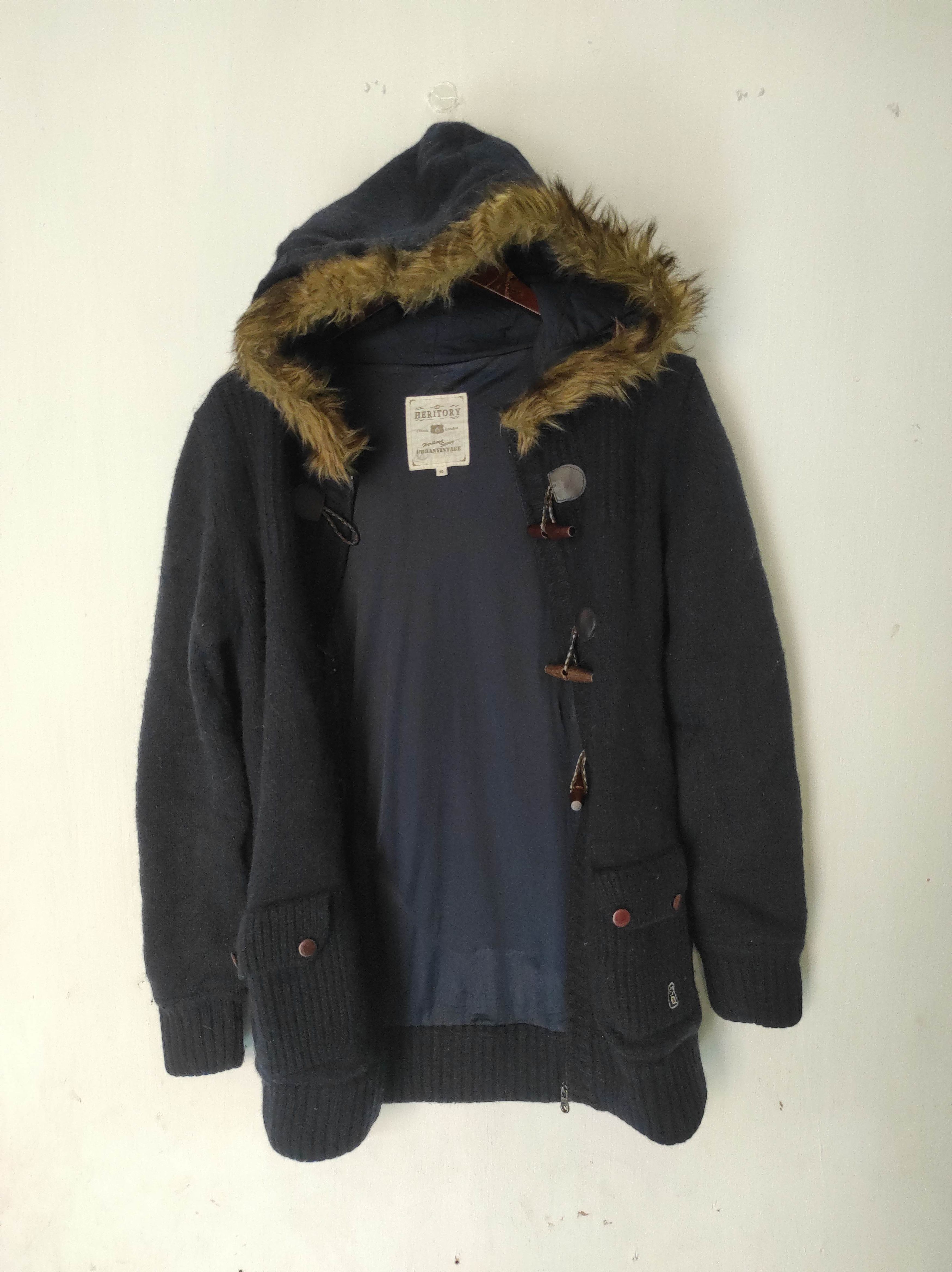 Homespun Knitwear Heritory Knit Zip Fur Hoodie IfSixWasNine LGB style Size US S / EU 44-46 / 1 - 8 Thumbnail