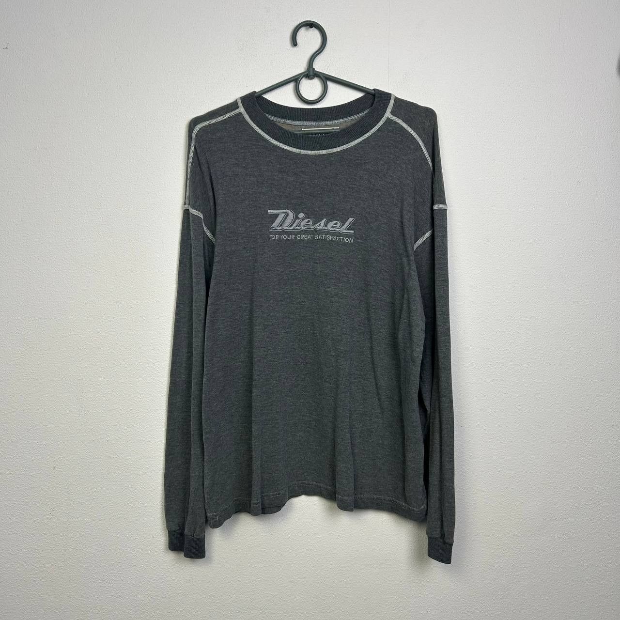 Diesel Vintage Diesel Big logo 90s streetwear designer longsleeve Size US M / EU 48-50 / 2 - 1 Thumbnail