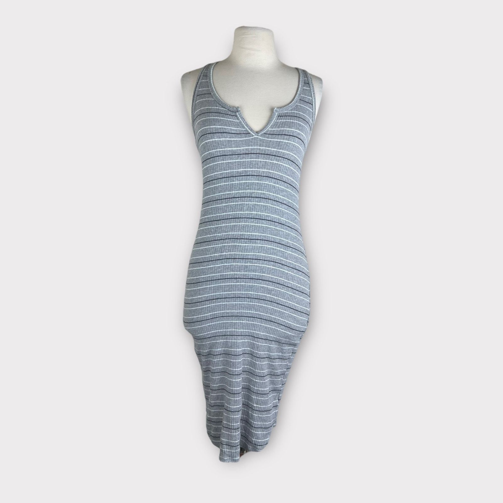 Nordstrom Michelle by Comune | Midi Bodycon Racerback Tank Dress Size S / US 4 / IT 40 - 3 Thumbnail