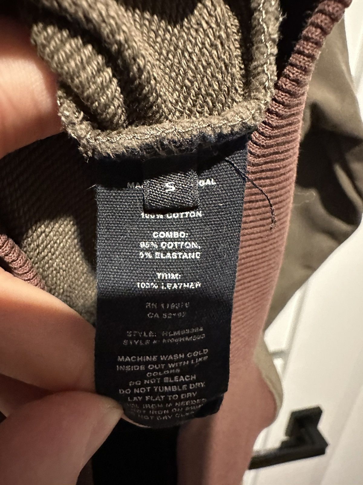 Helmut Lang Helmut Lang Khaki Combo Hoodie Olive Size US S / EU 44-46 / 1 - 8 Thumbnail