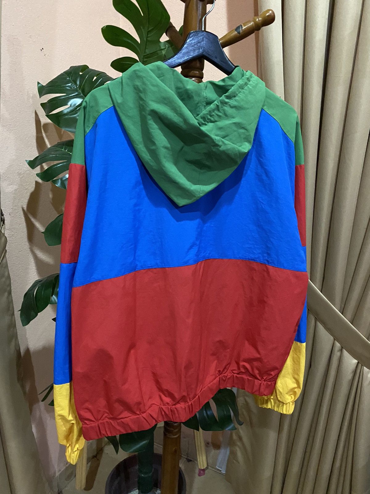 Japanese Brand WEGO Color Block Hooded Jacket - Bold Retro Streetwear Size US L / EU 52-54 / 3 - 9 Thumbnail