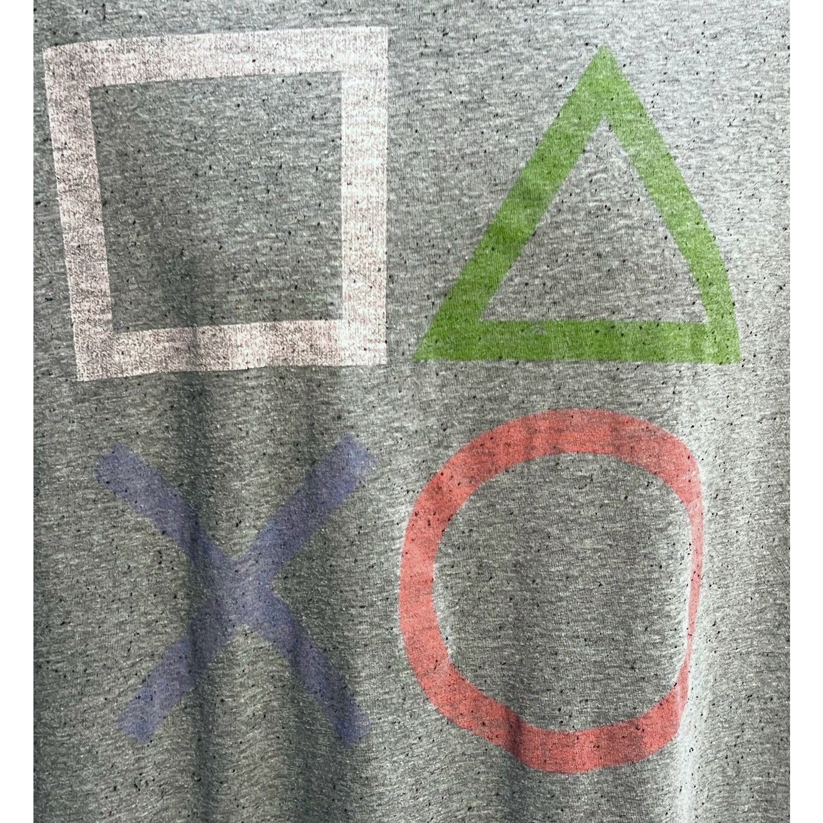 Sony PlayStation Controller Button Symbols Gray T-Shirt Size 2XL Size US XXL / EU 58 / 5 - 2 Thumbnail