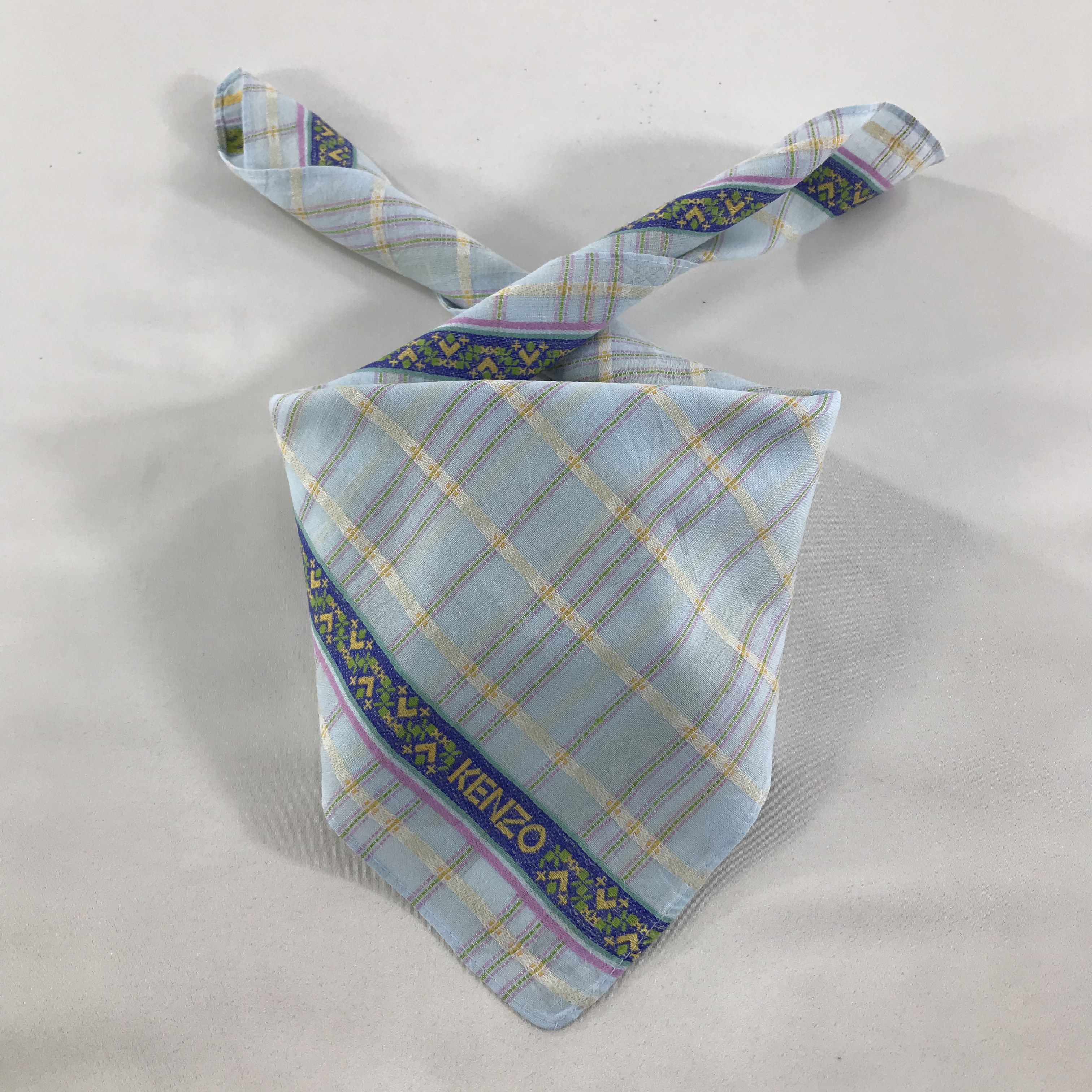 Kenzo × Vintage Kenzo Bandana / Handkerchief / Neckerchief - S1409 Size ONE SIZE - 3 Thumbnail