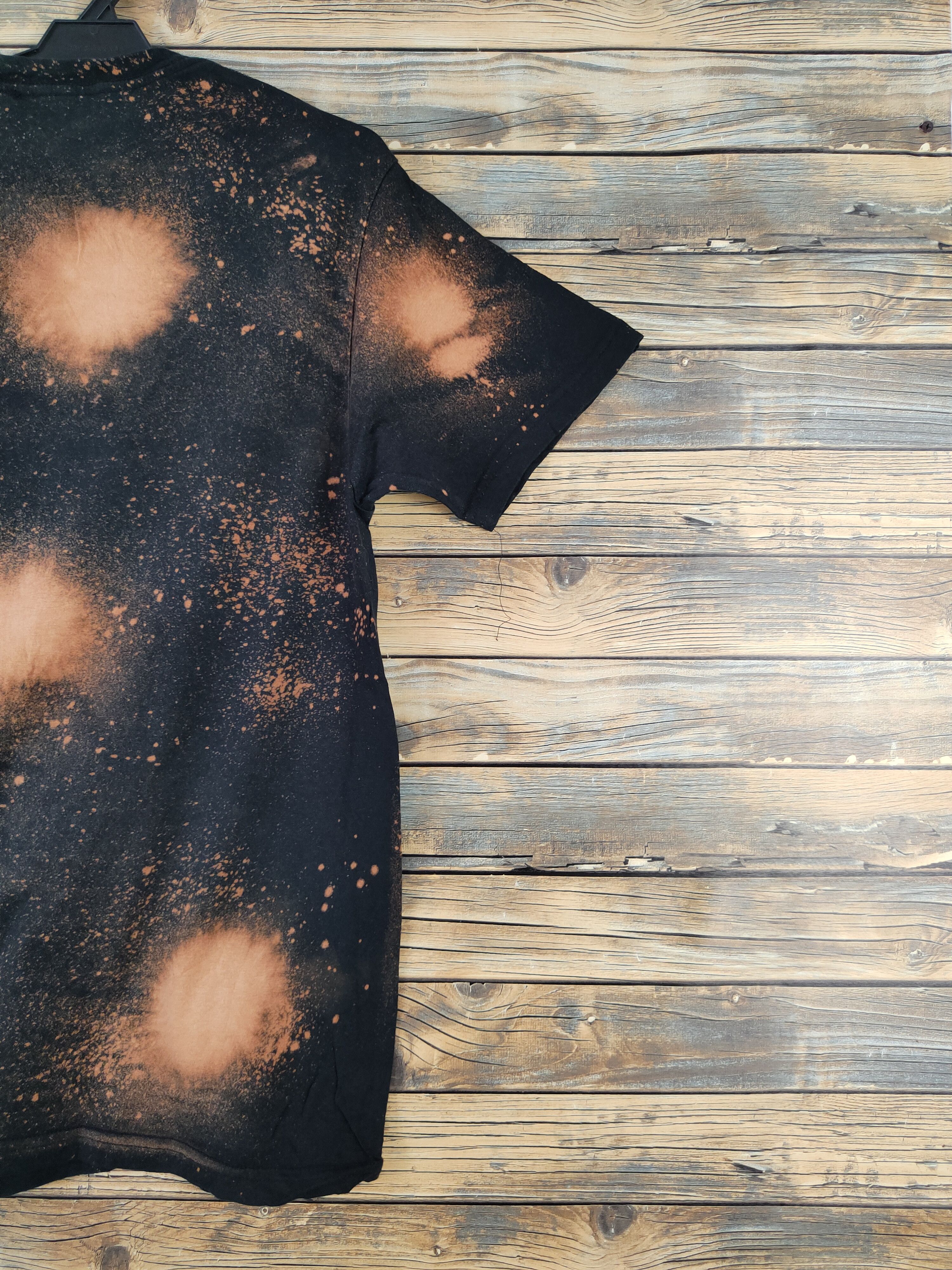 Band Tees × Guns N' Roses DL Guns & Roses acid wash Black Ripped Short Sleeve Tee #995 Size US M / EU 48-50 / 2 - 10 Thumbnail