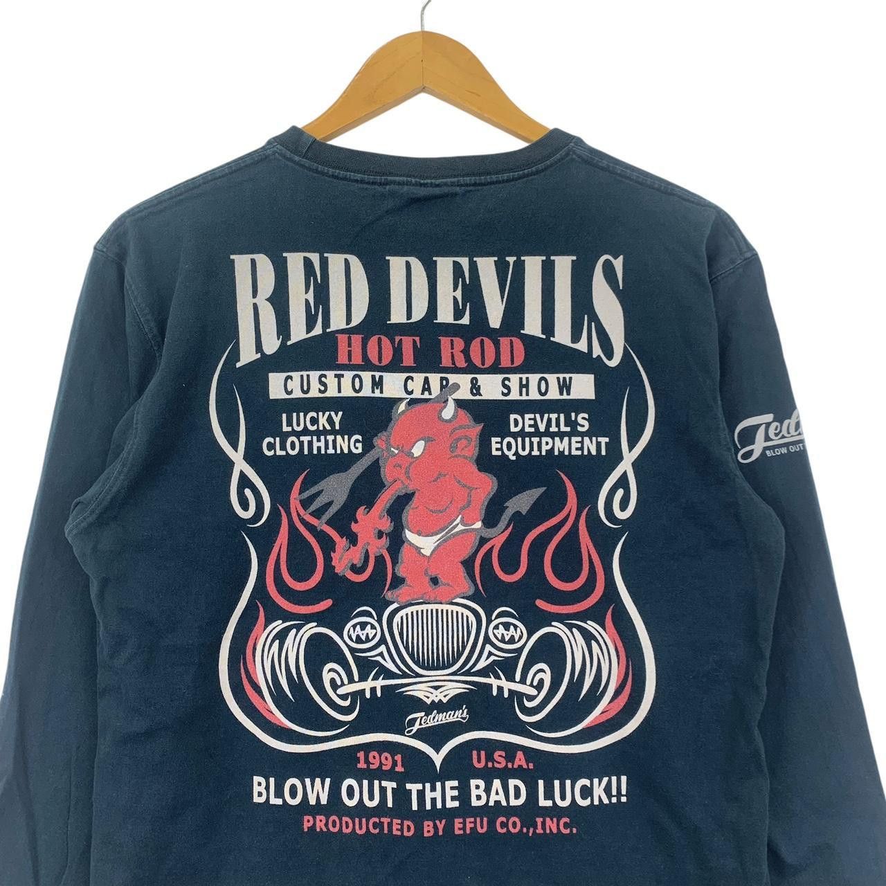 Other TEDMAN RED DEVILS Hot Rod Motorcycle Tattoo Tee Shirt Top Size US M / EU 48-50 / 2 - 5 Thumbnail
