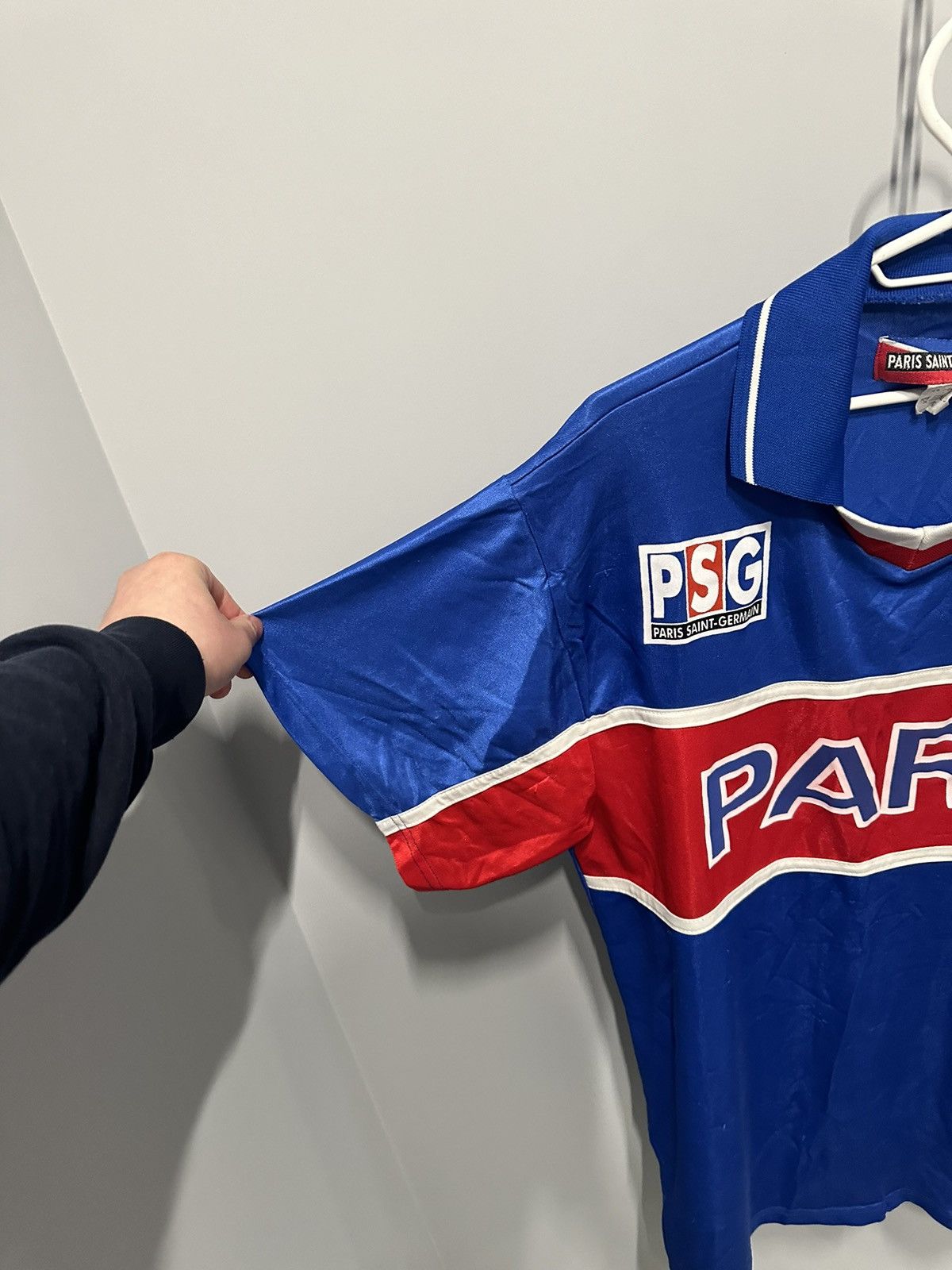 Nike Vintage 90s Jersey PSG Soccer Shirt Y2K Block Core Size US XL / EU 56 / 4 - 4 Thumbnail