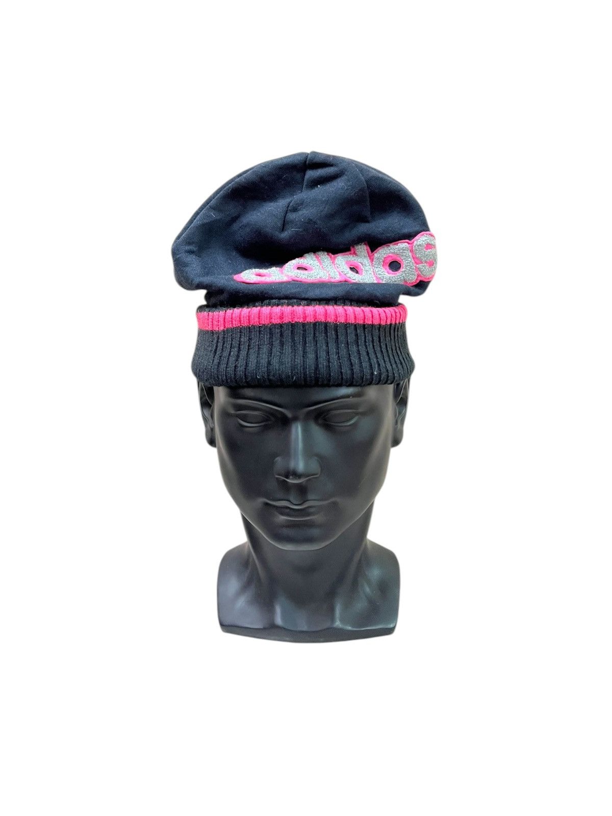 Adidas Vintage Adidas Spell Out Beanie hats Size ONE SIZE - 1 Thumbnail
