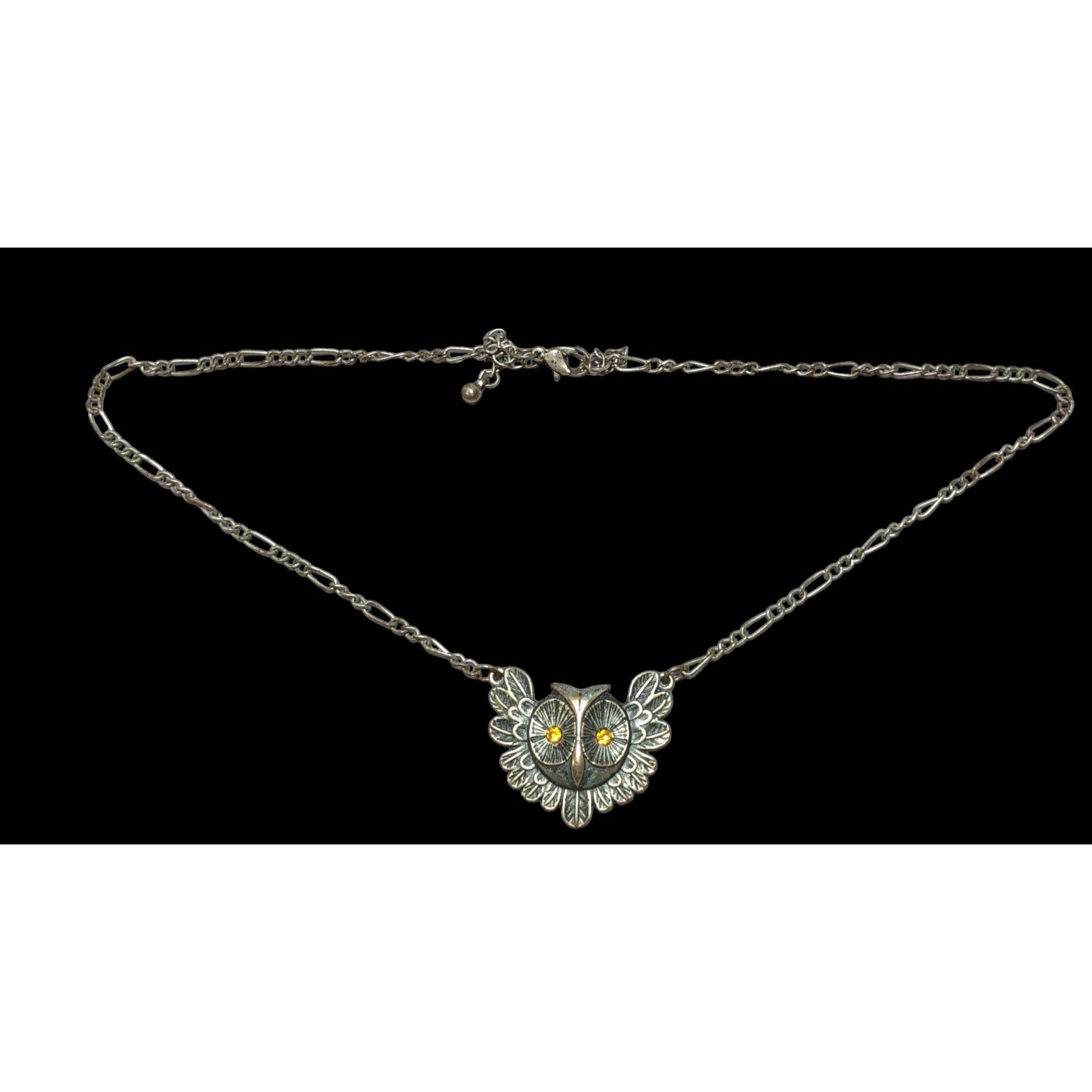 Other Steampunk Golden Eye Owl Necklace Size ONE SIZE - 1 Thumbnail