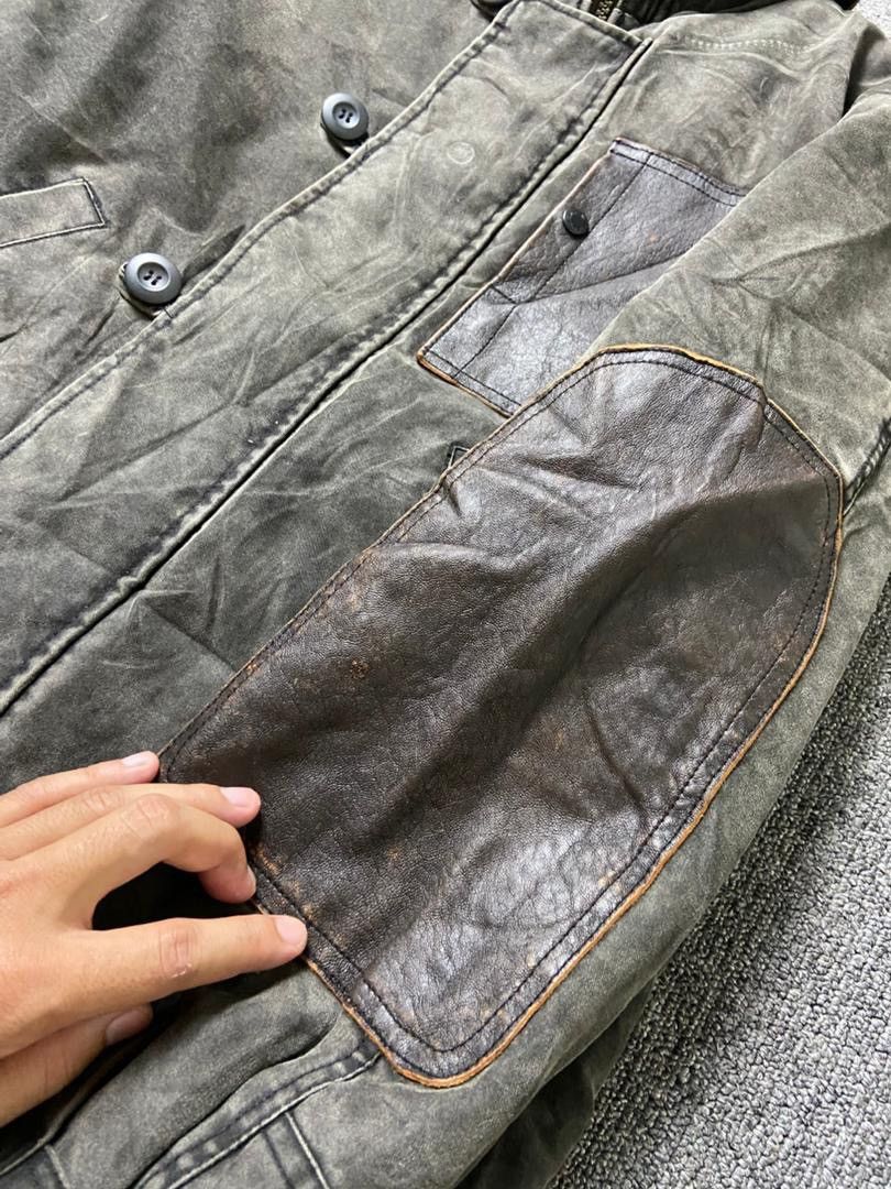 Avirex Avirex USA Moleskin Leather Officer Jacket (200) Size US M / EU 48-50 / 2 - 9 Thumbnail