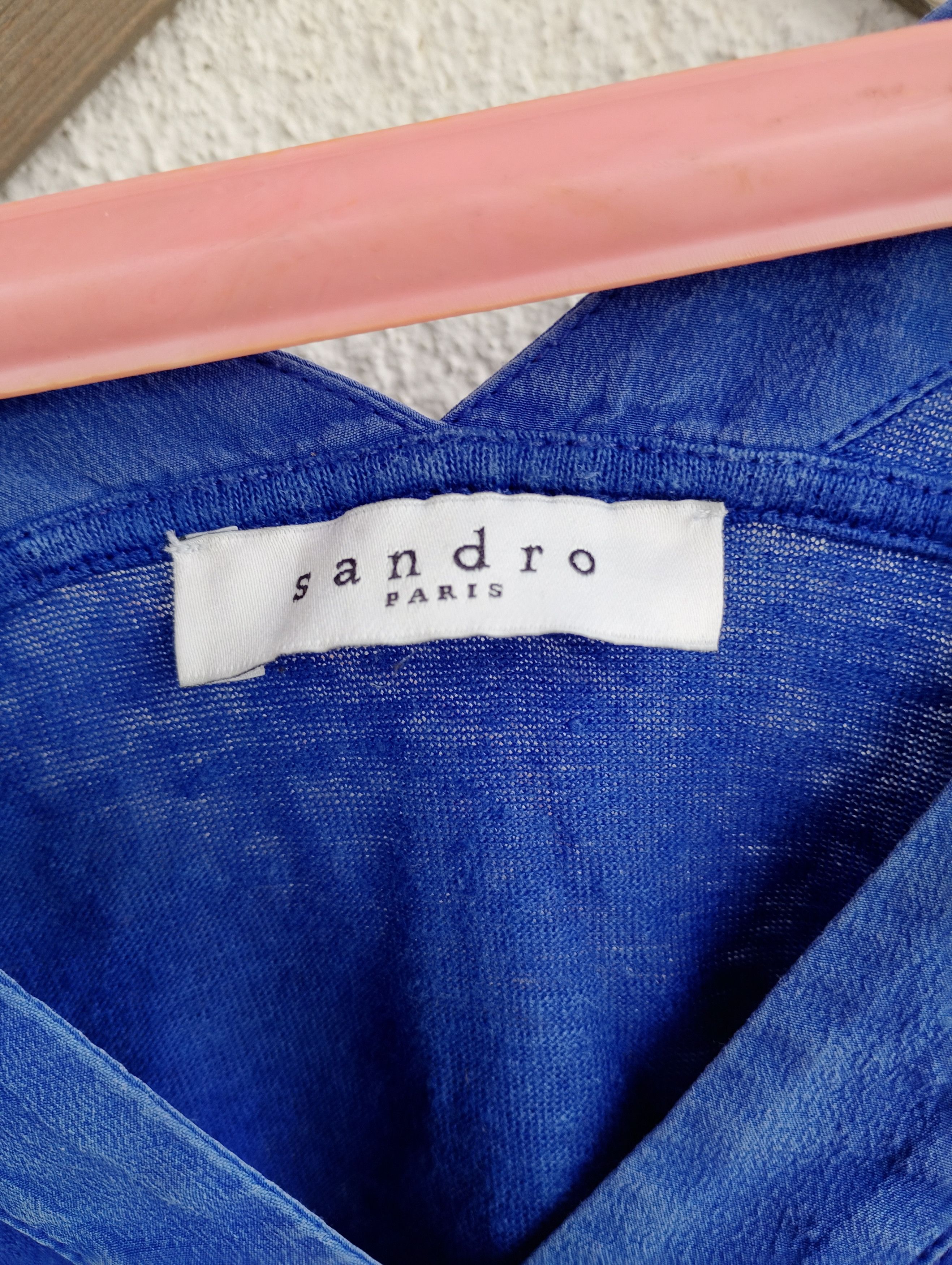 Sandro Sandro Paris V-neck top layered design sz M? Size M / US 6-8 / IT 42-44 - 4 Thumbnail