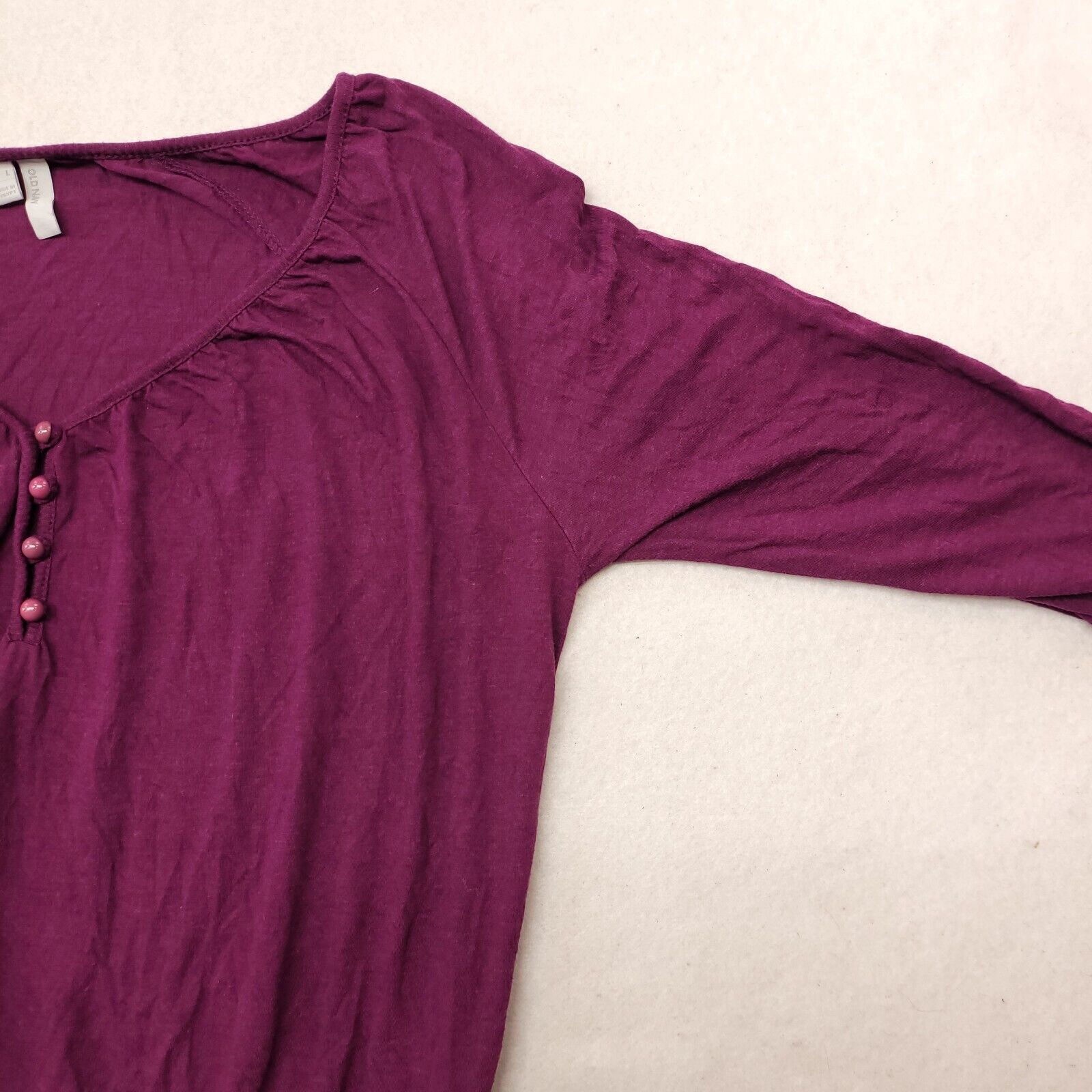 Old Navy Old Navy Casual Pullover Blouse Womens Size Large L Purple Size L / US 10 / IT 46 - 5 Thumbnail