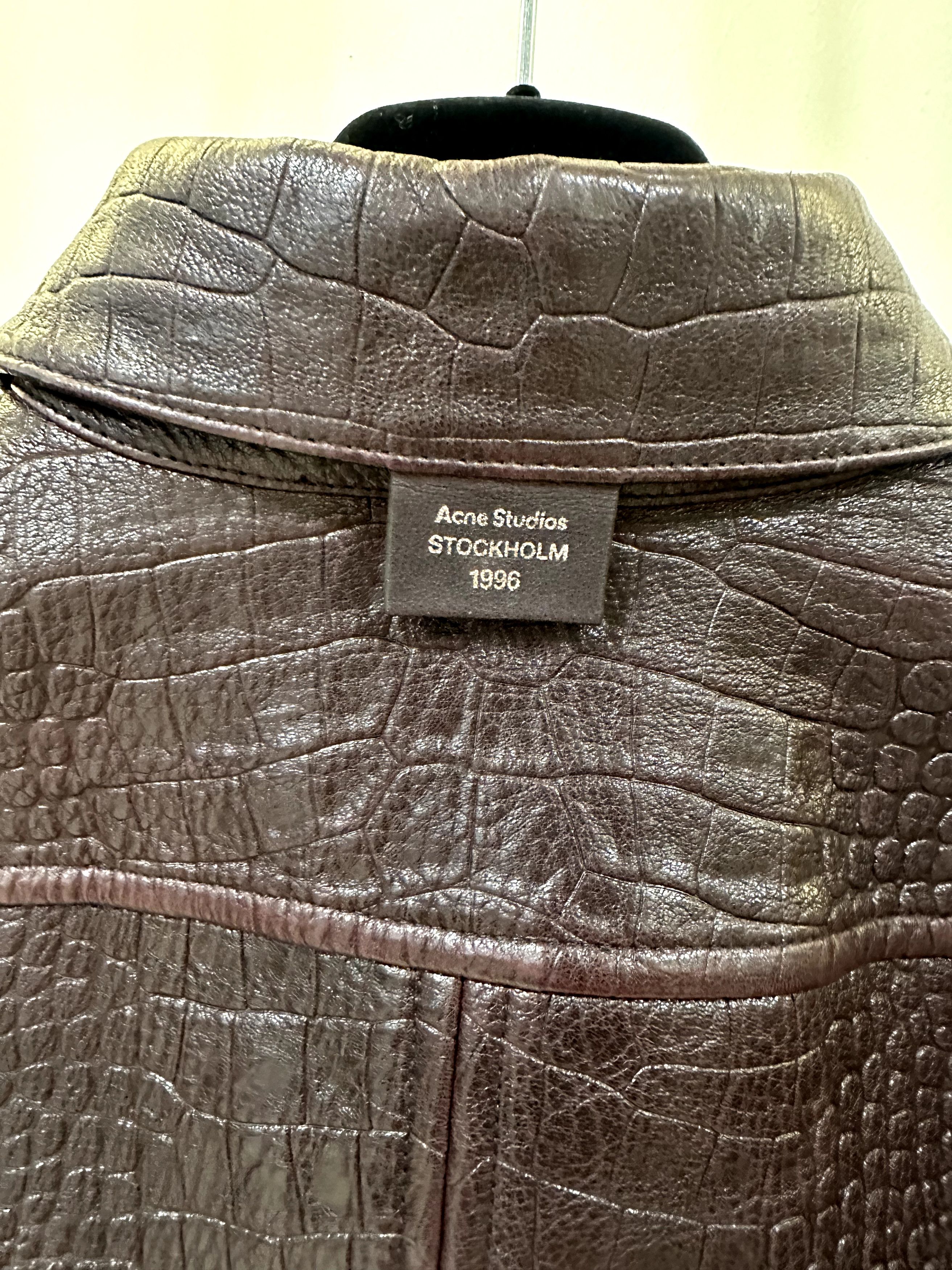 Acne Studios Acne Studios Leather Shirt Jacket Size XS / US 0-2 / IT 36-38 - 5 Thumbnail