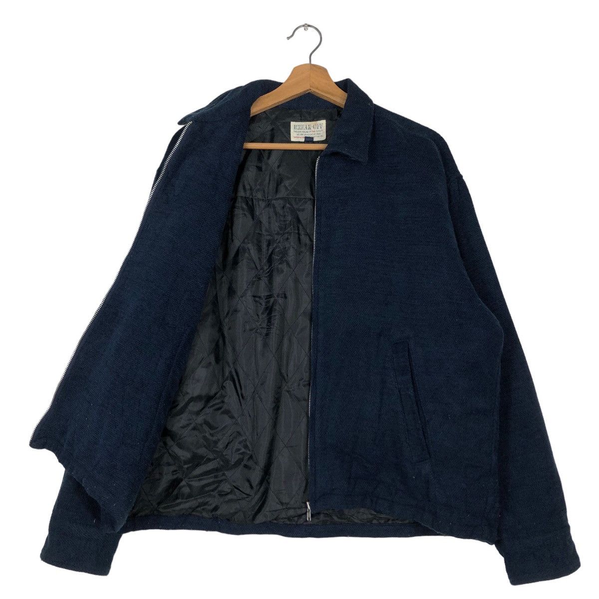 Hysteric Glamour 🔥Vintage Wool Biker Bomber Jacket Break Off Japan Size US L / EU 52-54 / 3 - 11 Thumbnail