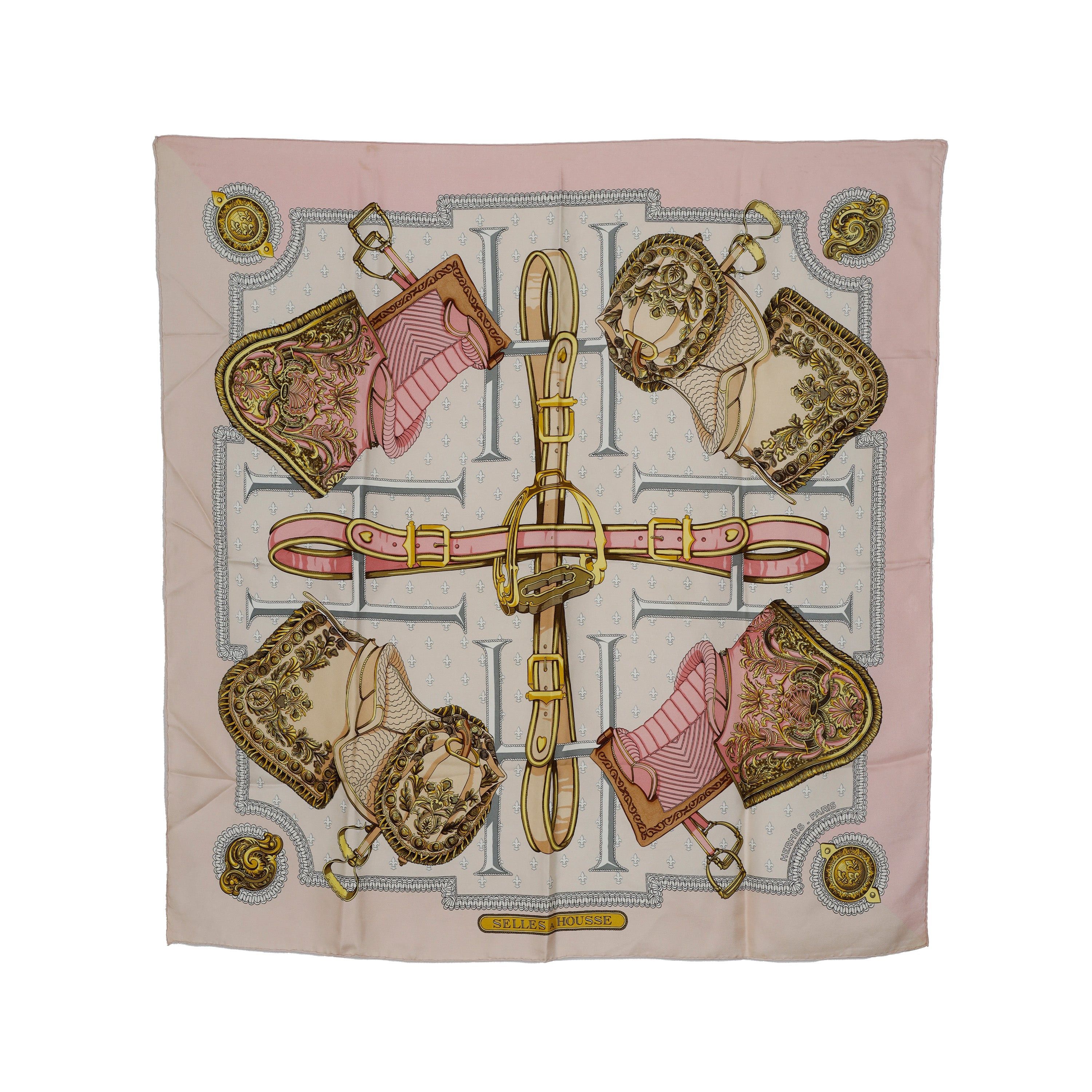 image of Hermes Hermes Selles A Housse Foulard in Black, Women's