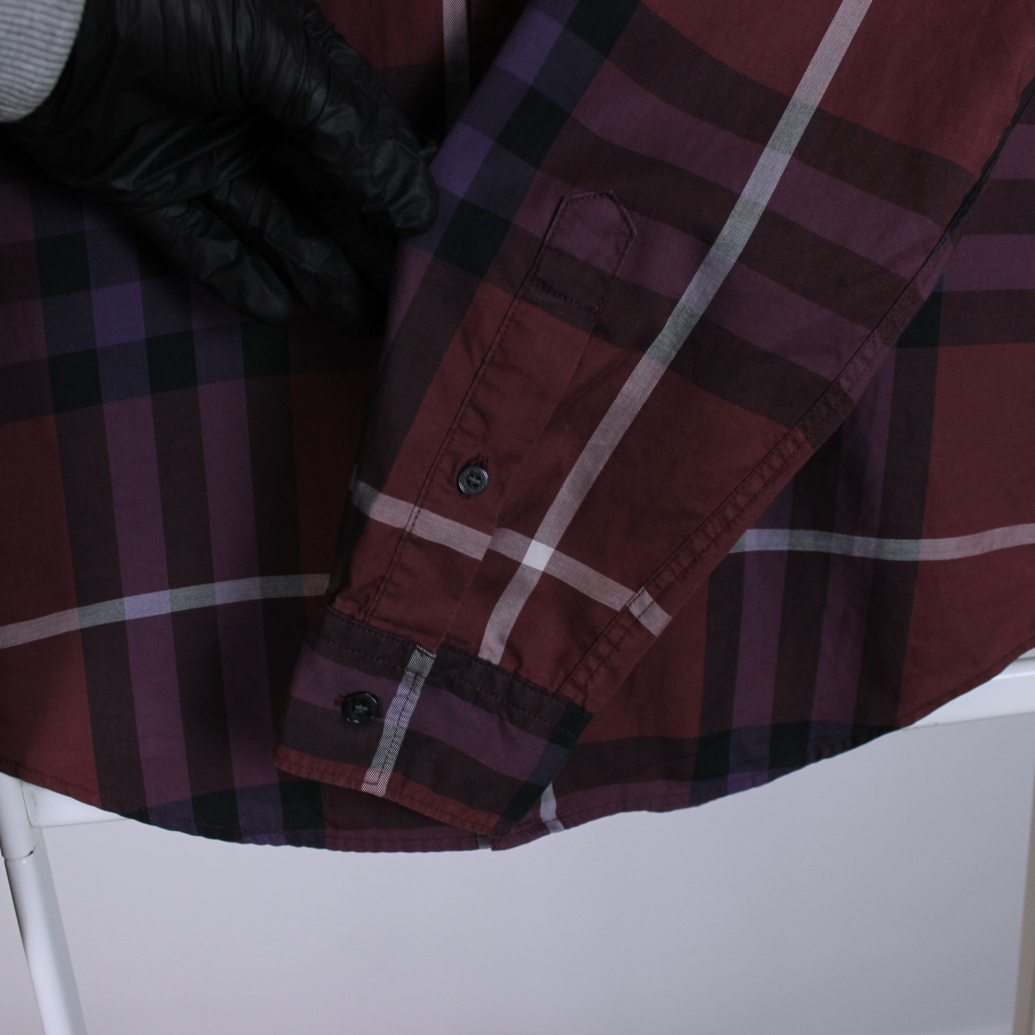 Burberry Burberry vintage button Ups shirt nova purple M cotton Size US M / EU 48-50 / 2 - 5 Thumbnail