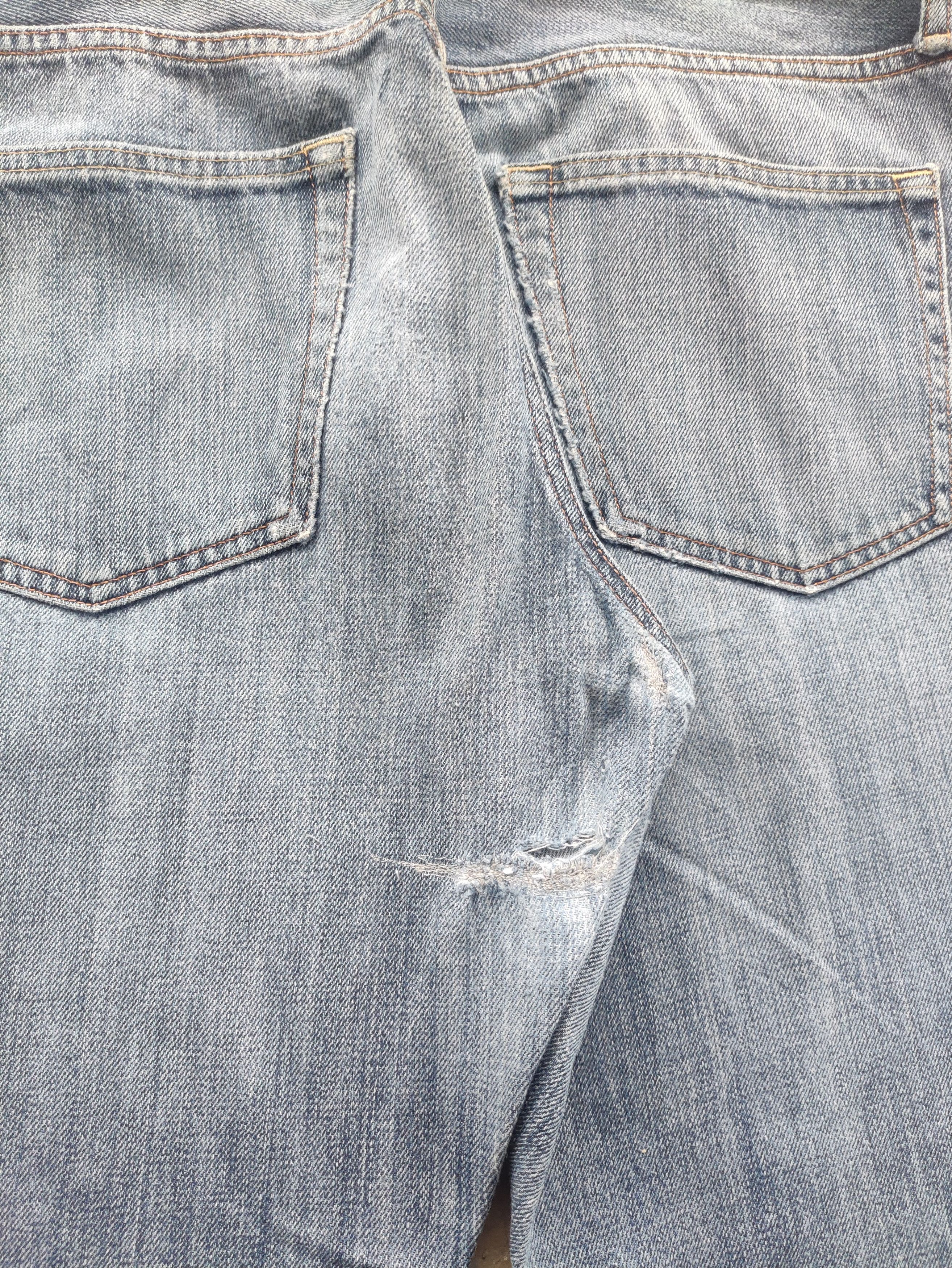 Japanese Brand Vintage Japanese Jean Distressed Faded Denim Size US 34 / EU 50 - 11 Thumbnail