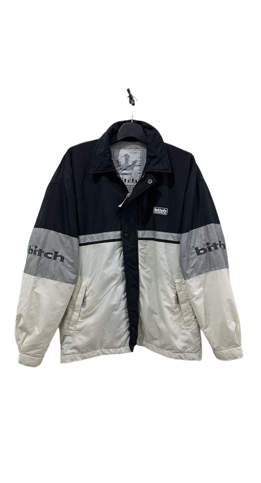 Other VTG Y2K BITCH Skateboard Tape Jacket Size US M / EU 48-50 / 2 - 1 Thumbnail