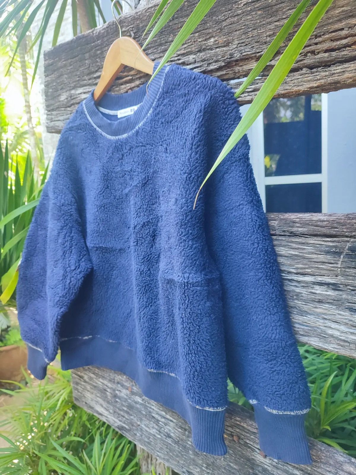 JW Anderson × Uniqlo JW Anderson x Uniqlo Navy Fleece Pullover Size US M / EU 48-50 / 2 - 6 Thumbnail