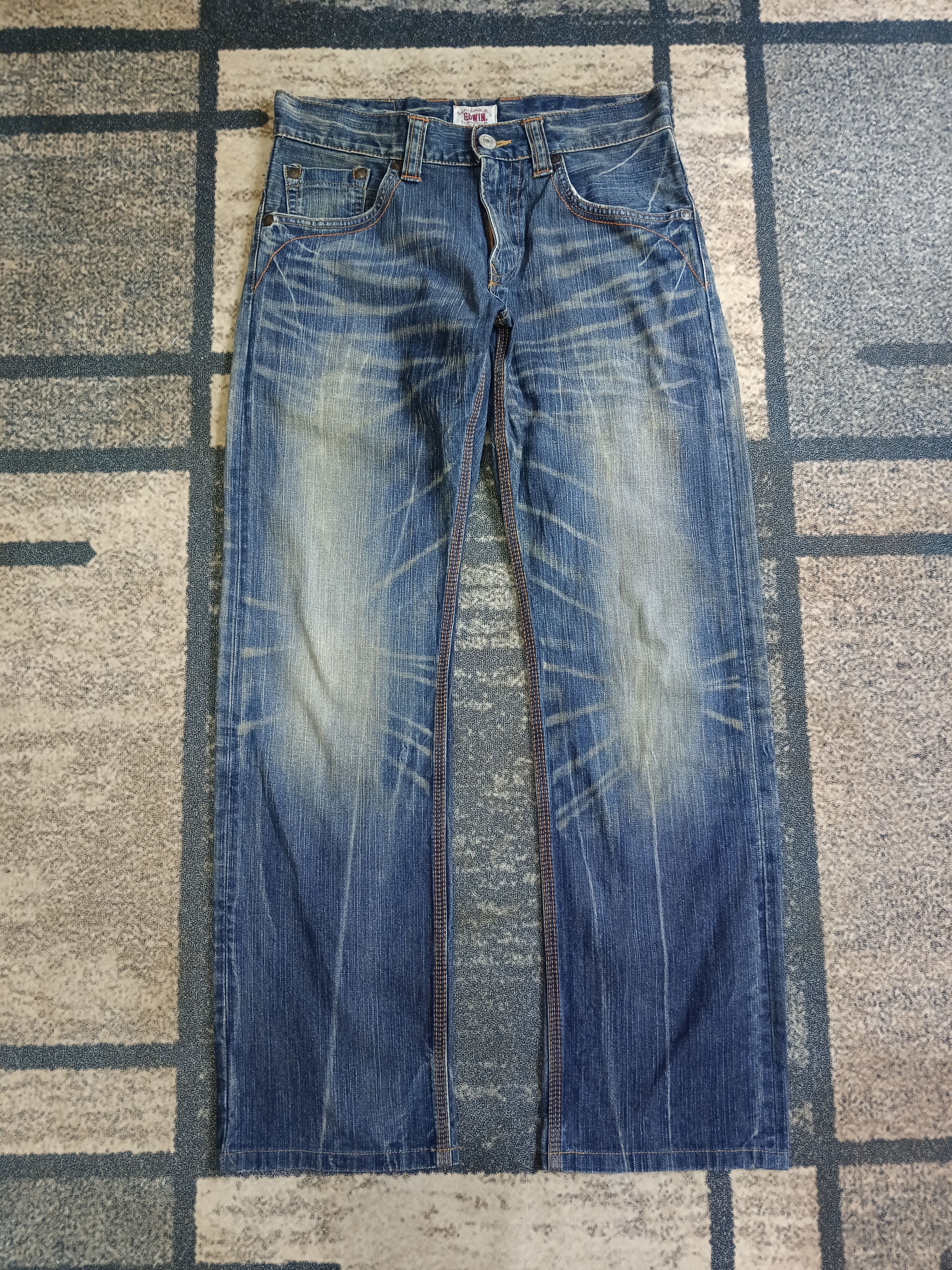 Edwin × Vintage SiCK🔥EDWIN VINTAGE EXCLUSIVE DENIM PANTS Size US 31 - 2 Thumbnail