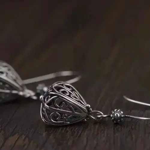Japanese Brand S925 Sterling Silver Earrings Size ONE SIZE - 4 Thumbnail