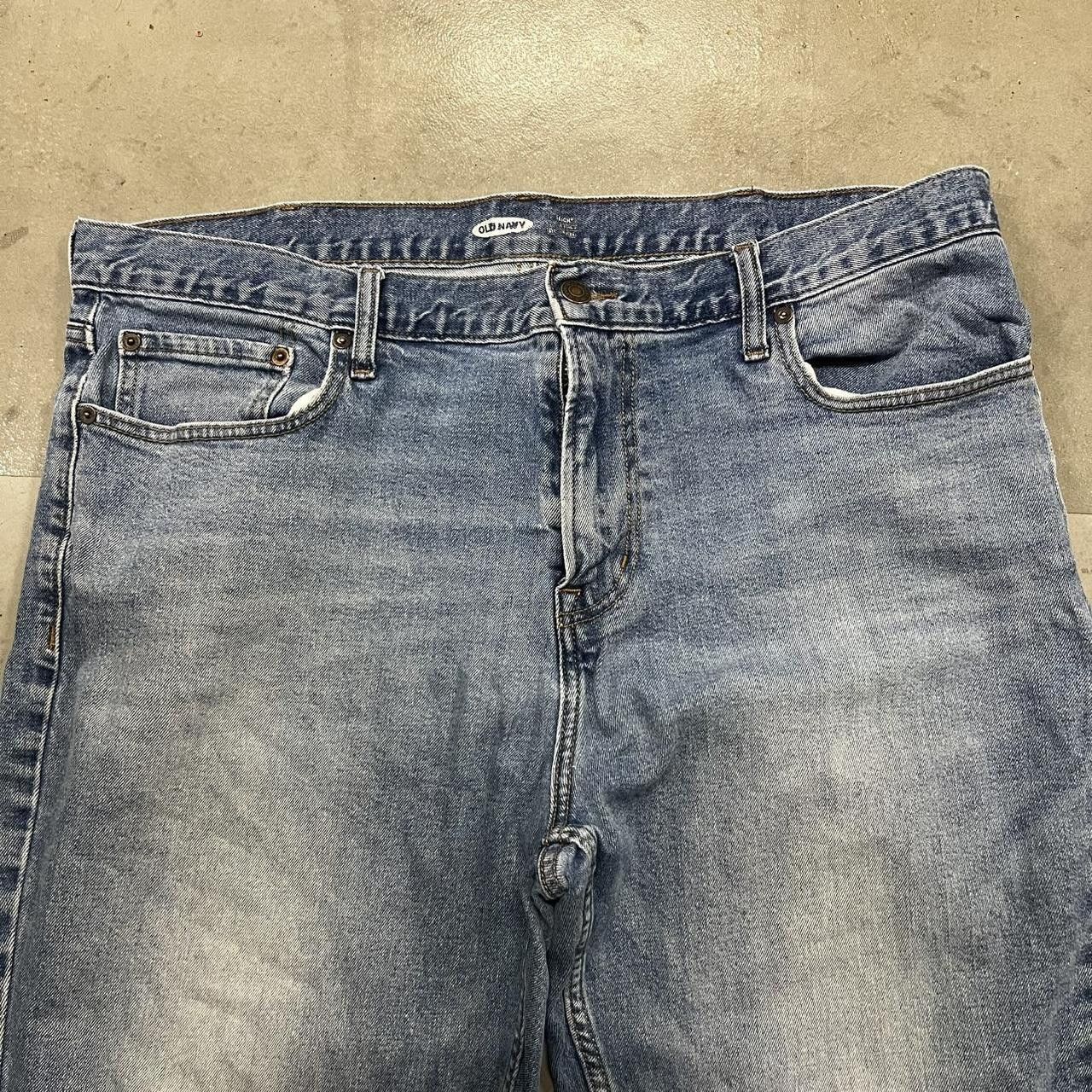 Old Navy Vintage Y2K/2000s Straight Leg Medium wash denim jeans ! Size US 40 / EU 56 - 3 Thumbnail