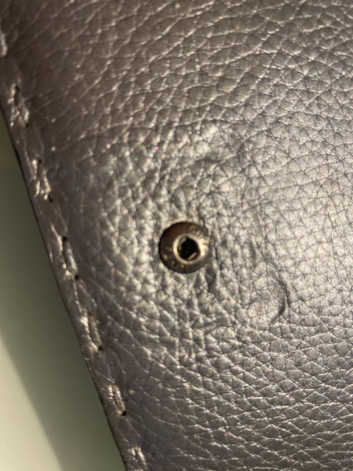 Fendi Fendi Selleria Peekaboo wallet in Silver leather Size ONE SIZE - 7 Thumbnail