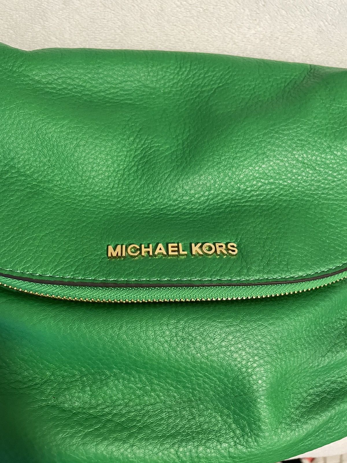 Michael Kors Michael Kors WESTON Green Convertible Cross/Shoulder Bag Size ONE SIZE - 3 Thumbnail