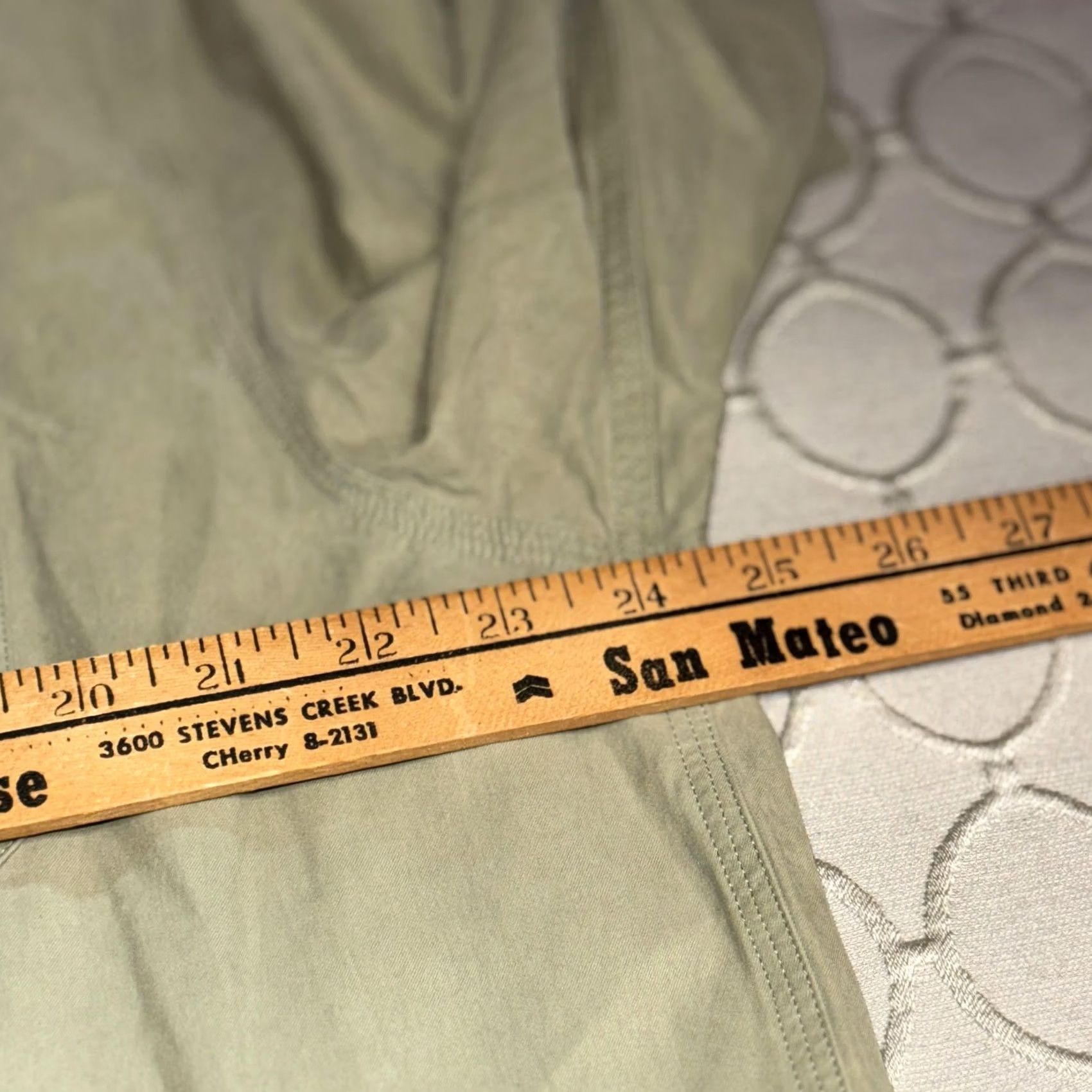 The Territory Ahead The Territory Ahead Shirt Mens XL Sage Green Silk Cotton Button-Down Long Sleeve Size US XL / EU 56 / 4 - 7 Thumbnail