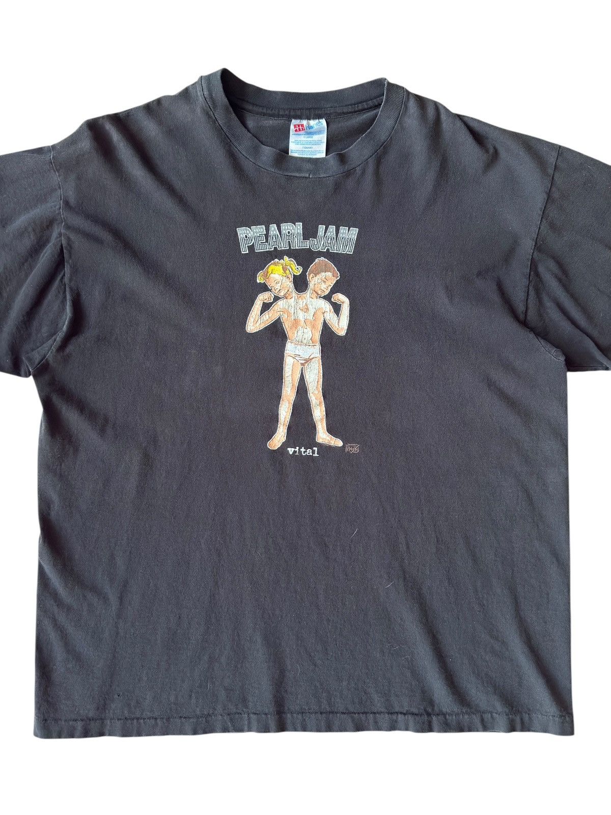 Band Tees × Vintage Vintage 90s Pearl Jam Tee Shirt Size US XL / EU 56 / 4 - 5 Thumbnail
