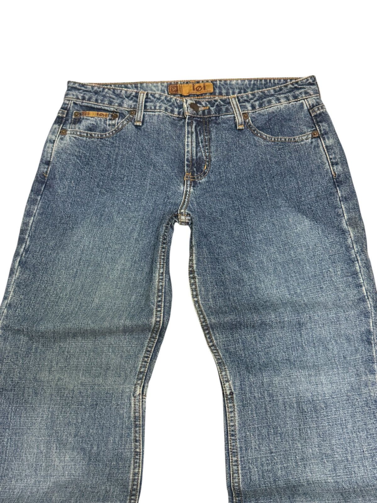 If Six Was Nine Vintage Lace-Up Flare L.e.i Jeans Boho Y2K Corset Pants Size US 30 / EU 46 - 3 Thumbnail