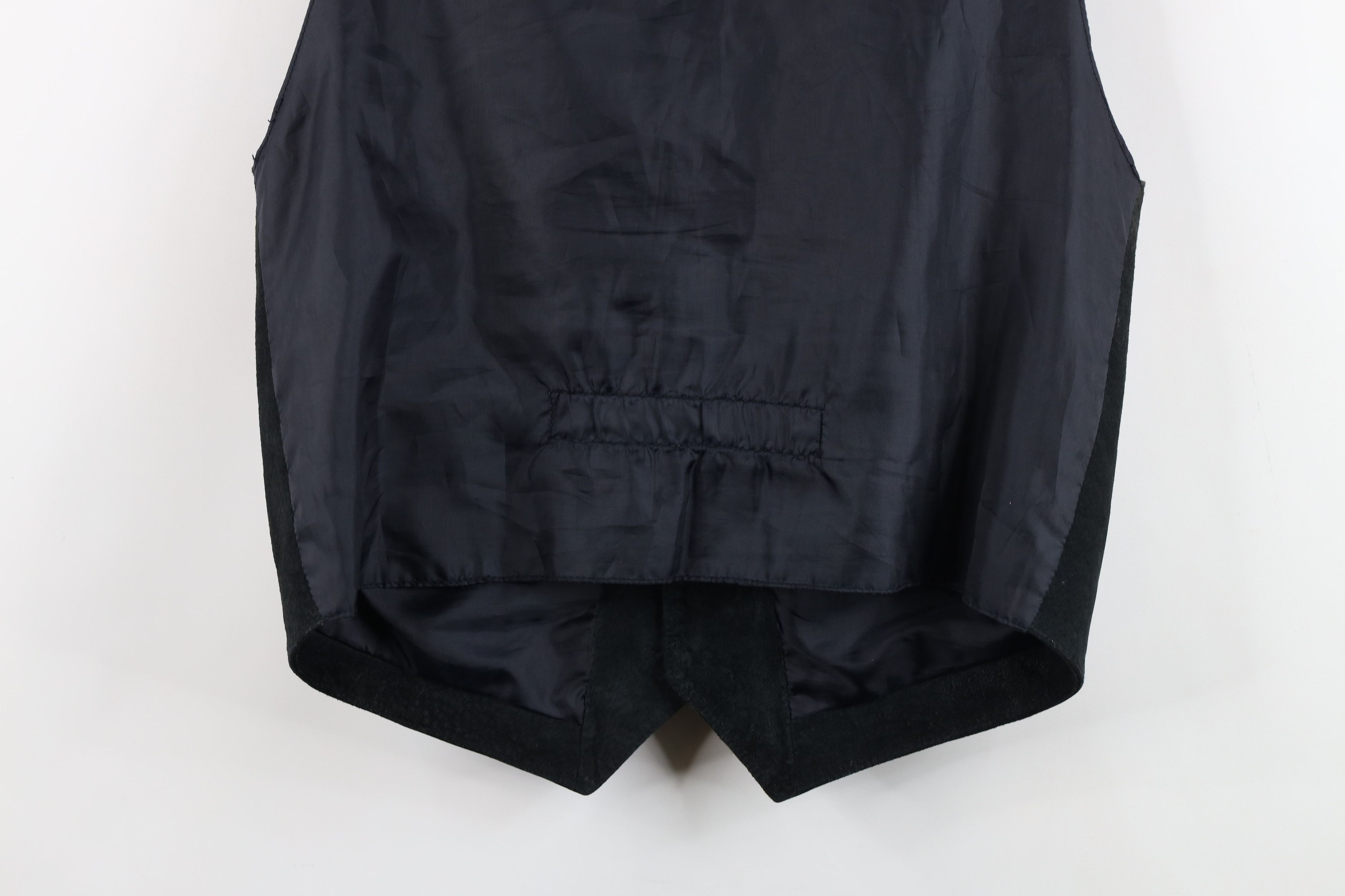 Vintage Vintage 90s Streetwear Suede Leather Vest Jacket Black Size US M / EU 48-50 / 2 - 15 Thumbnail