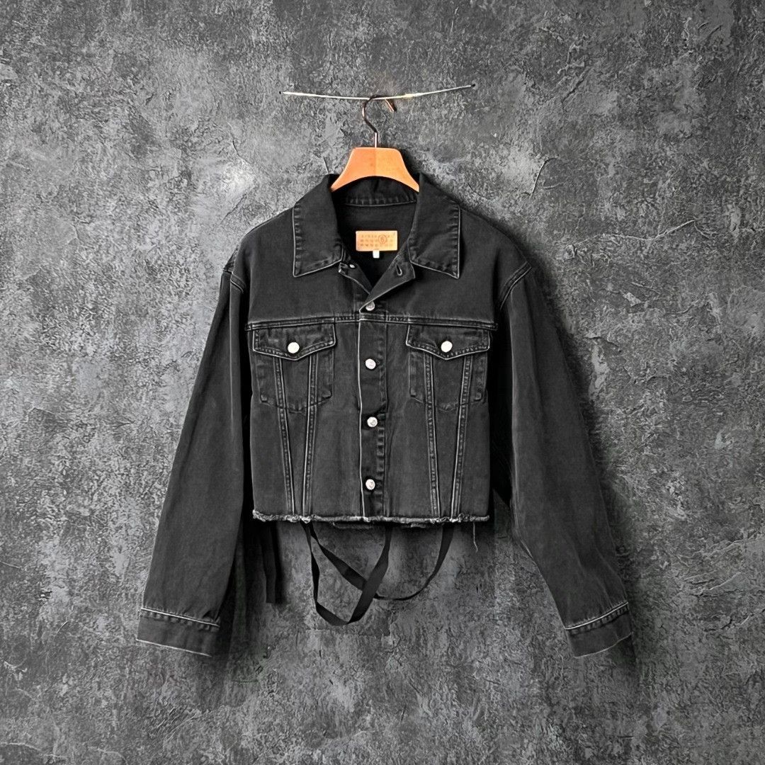 Maison Margiela Maison Margiela Denim Cotton Black Jacket M Women Size M / US 6-8 / IT 42-44 - 1 Thumbnail