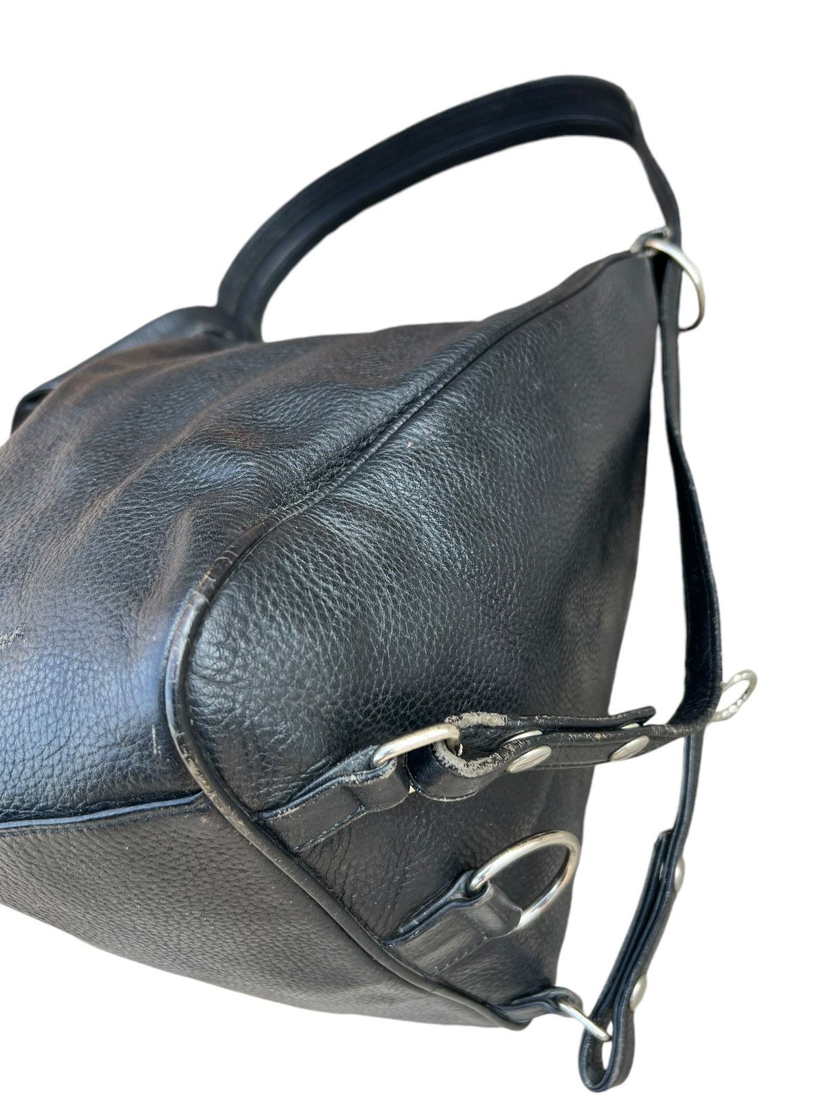 Leather Vintage RAVIR Tokyo Patina Leather Multi Way Backpack Bag Size ONE SIZE - 14 Thumbnail